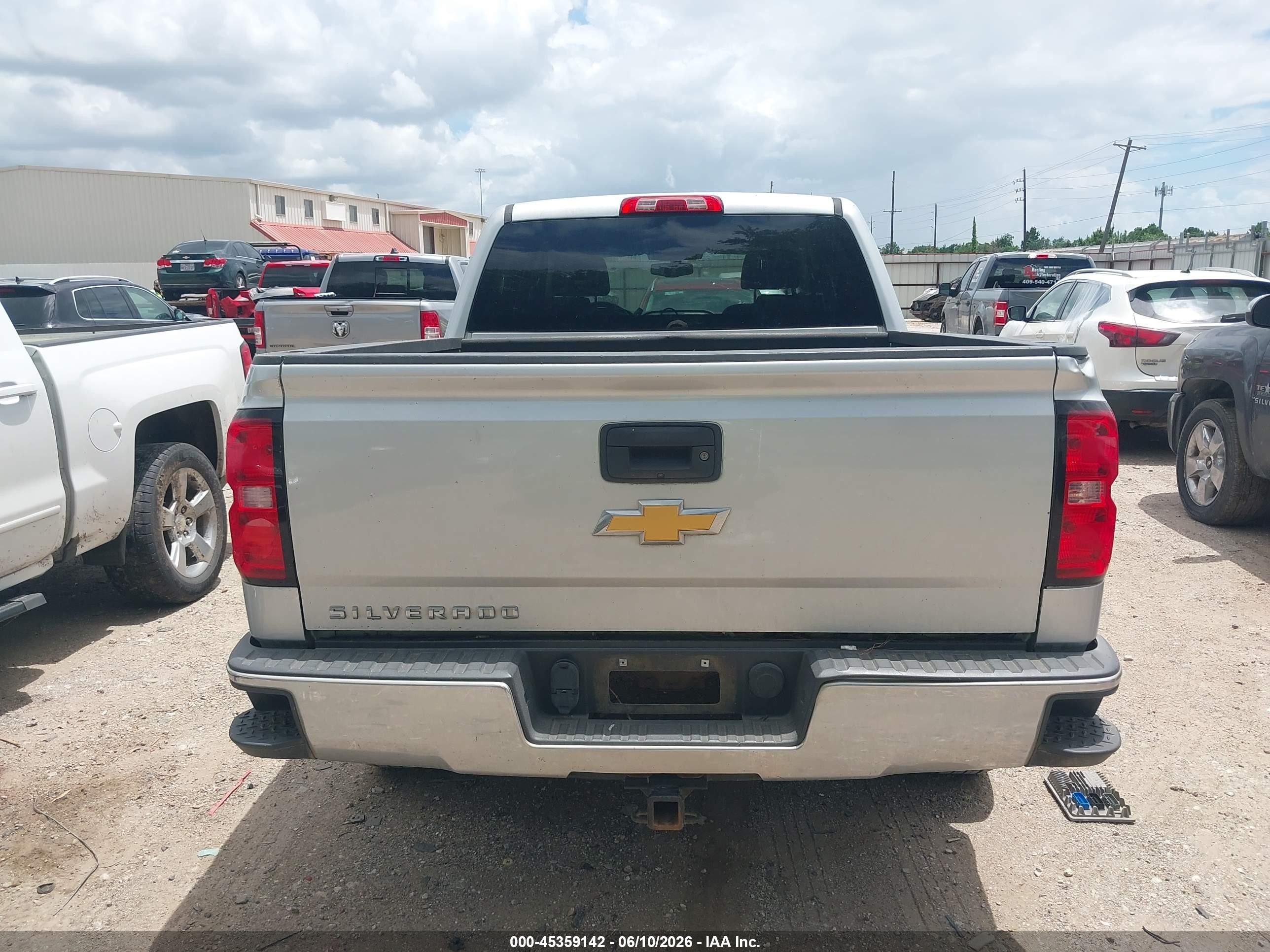2015 Chevrolet Silverado 1500 Ls Silver vin: 3GCPCPEH8FG448567