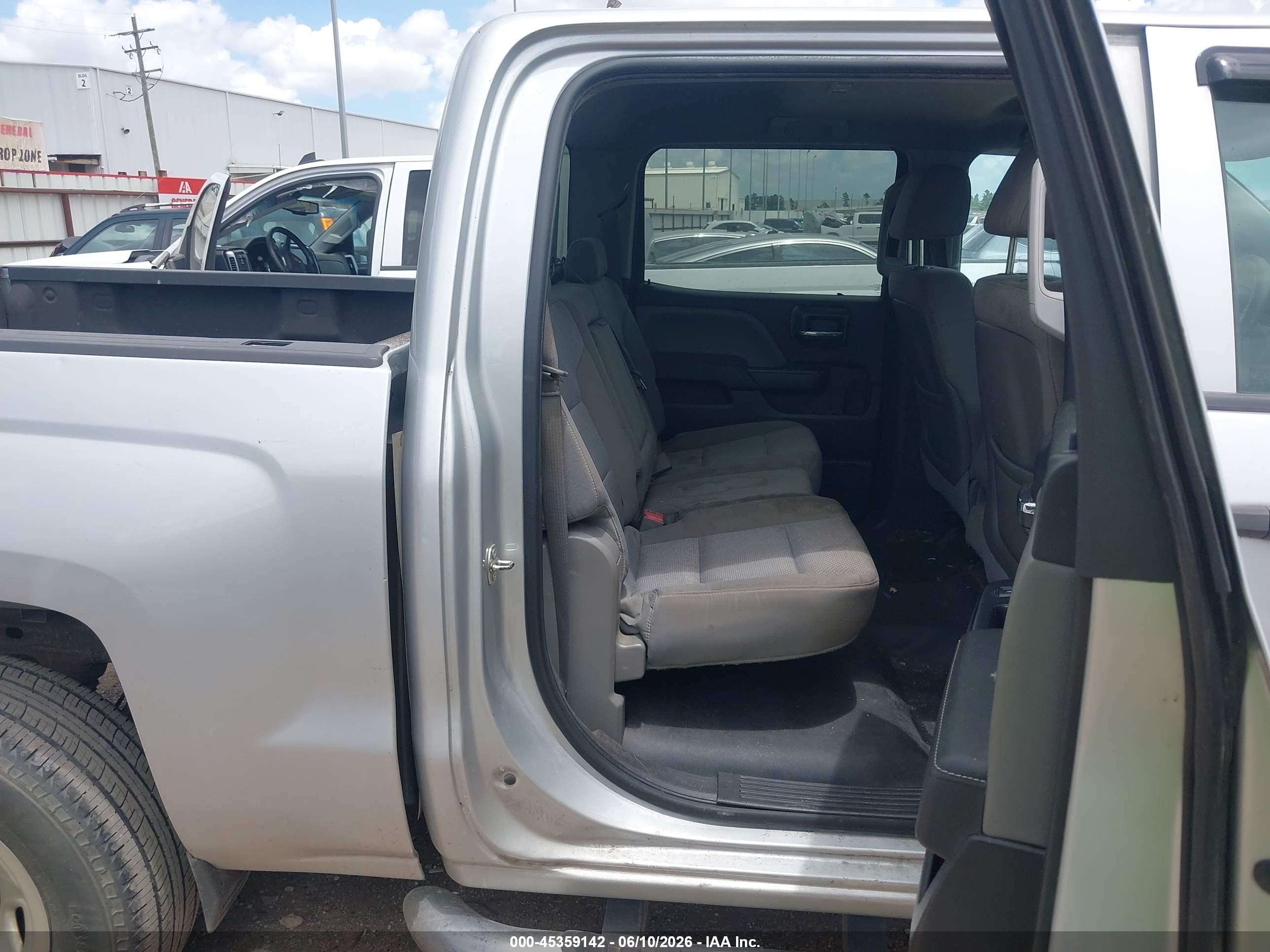 2015 Chevrolet Silverado 1500 Ls Silver vin: 3GCPCPEH8FG448567