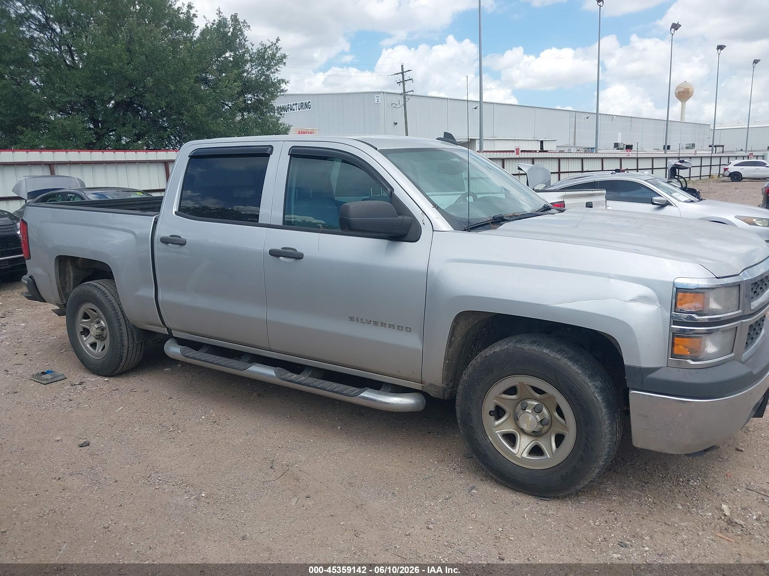 2015 Chevrolet Silverado 1500 Ls Silver vin: 3GCPCPEH8FG448567