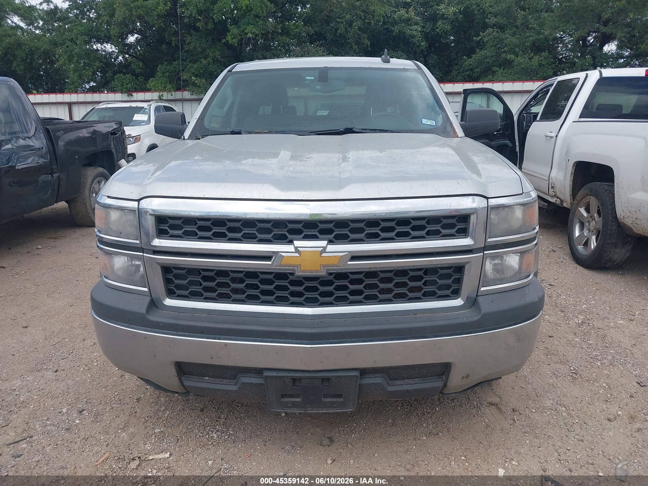 2015 Chevrolet Silverado 1500 Ls Silver vin: 3GCPCPEH8FG448567