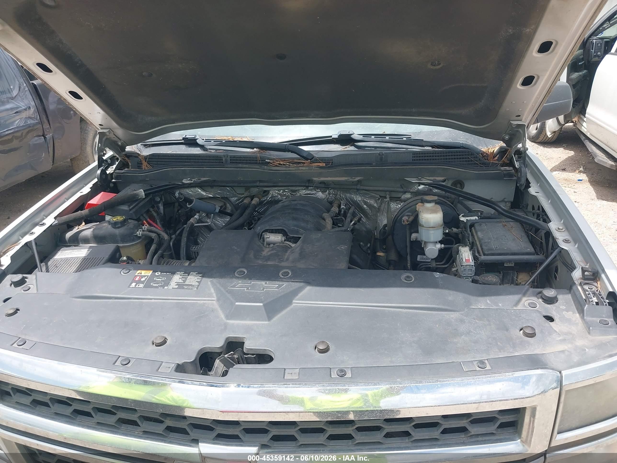 2015 Chevrolet Silverado 1500 Ls Silver vin: 3GCPCPEH8FG448567