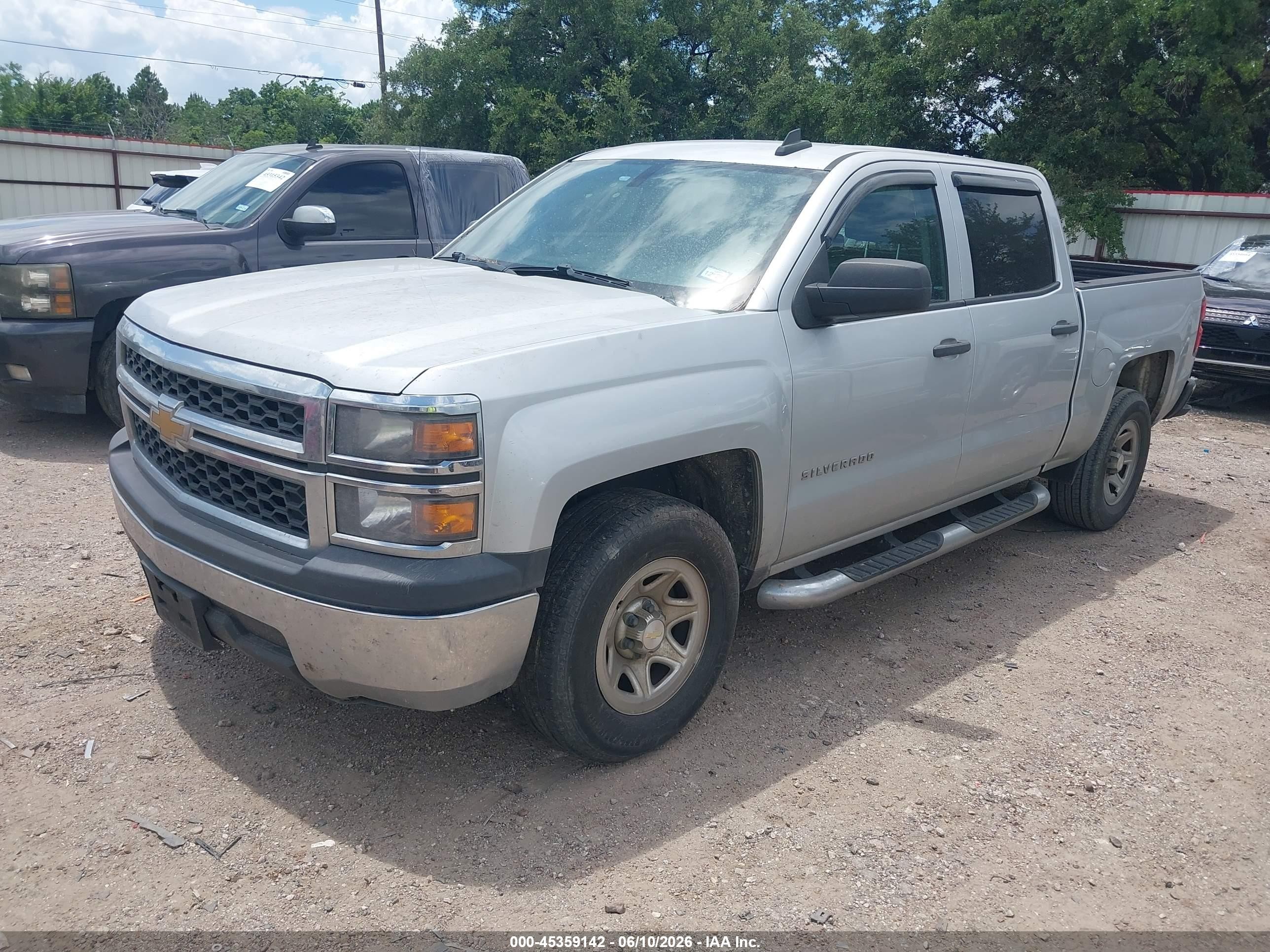 2015 Chevrolet Silverado 1500 Ls Silver vin: 3GCPCPEH8FG448567