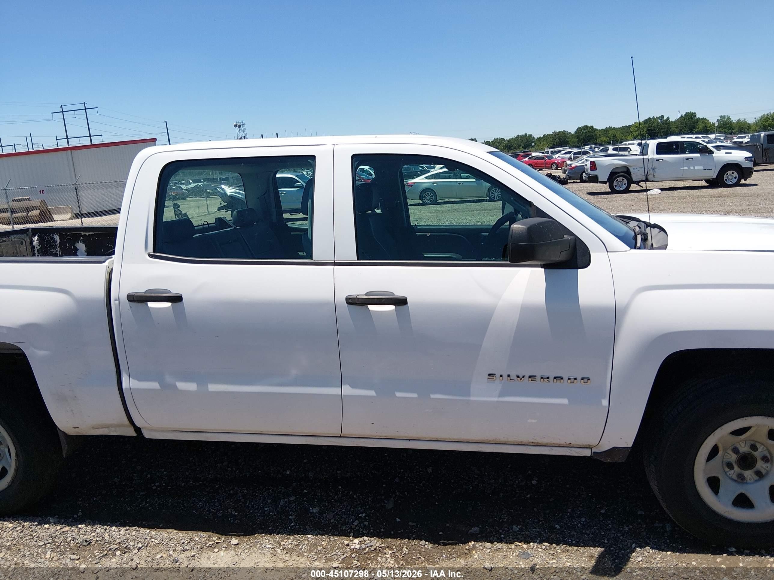 2014 Chevrolet Silverado 1500 Work Truck 1wt White vin: 3GCPCPEH9EG324743