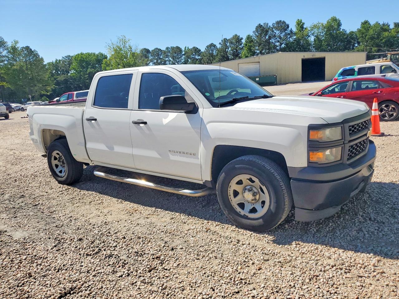2014 Chevrolet Silverado C1500 White vin: 3GCPCPEHXEG260485