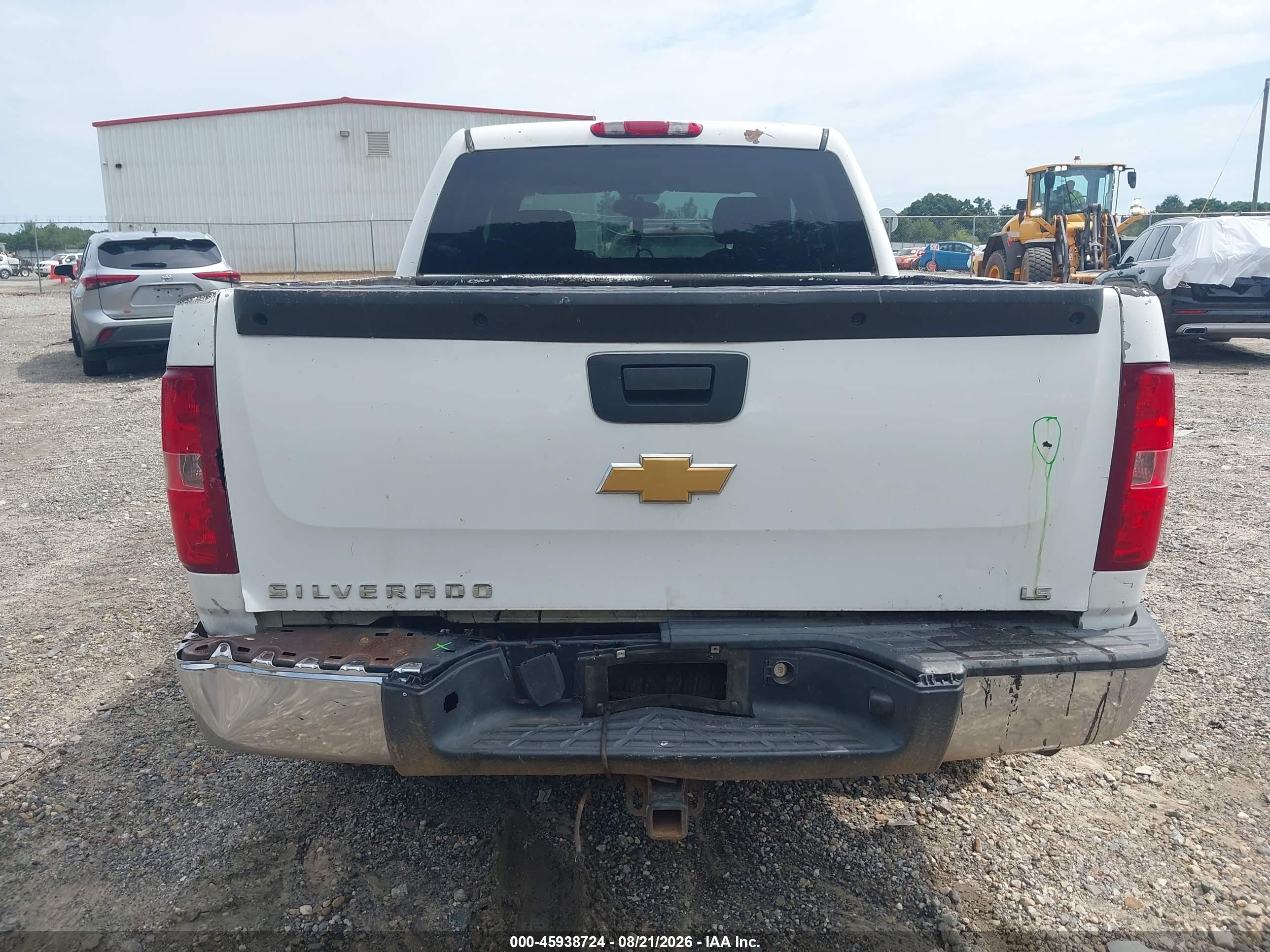 2012 Chevrolet Silverado 1500 Ls White vin: 3GCPCREA0CG219360