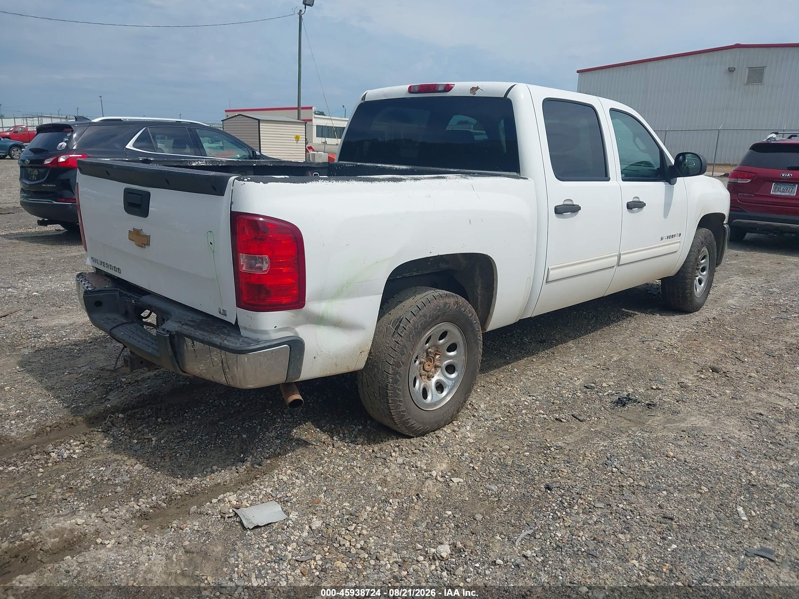 2012 Chevrolet Silverado 1500 Ls White vin: 3GCPCREA0CG219360