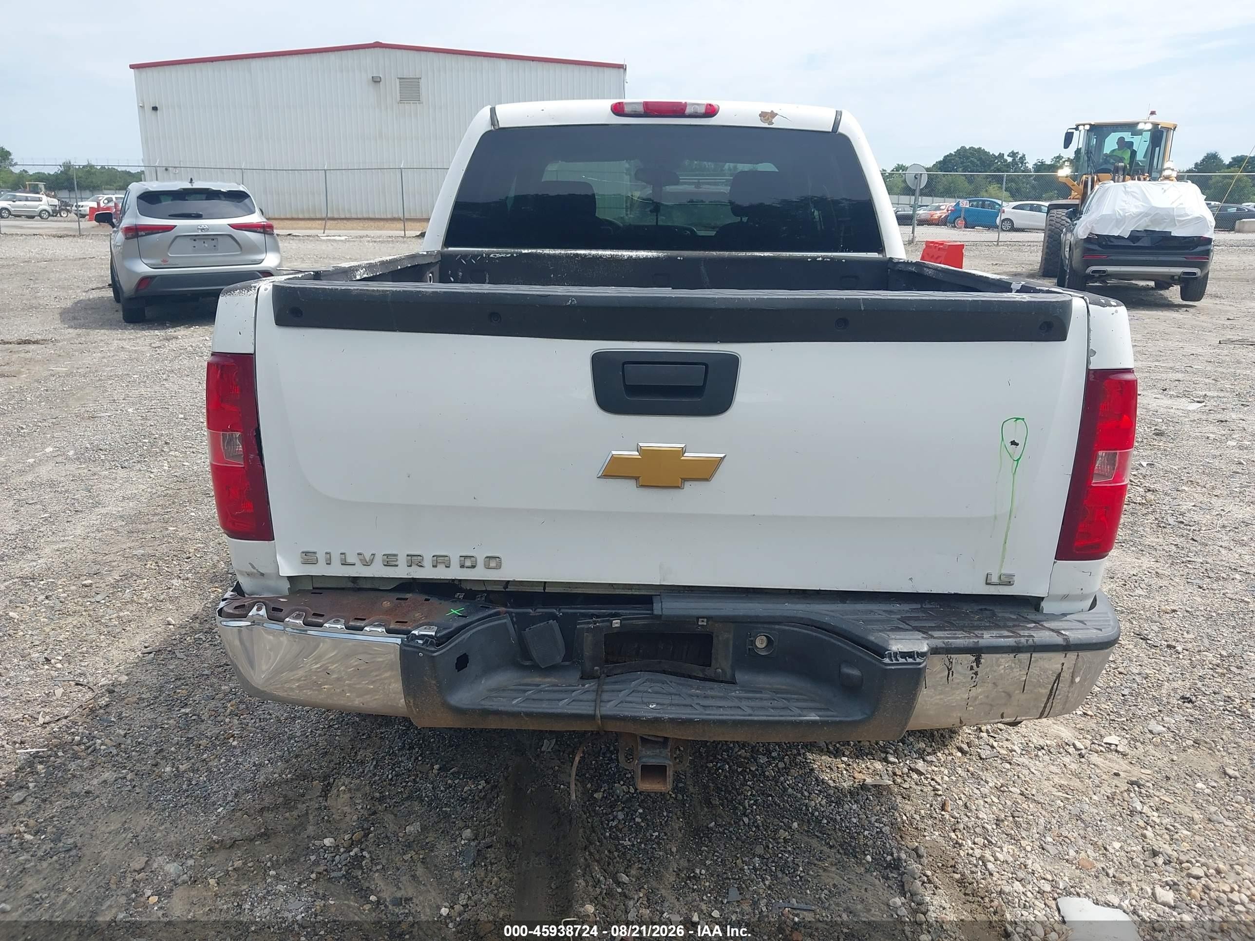 2012 Chevrolet Silverado 1500 Ls White vin: 3GCPCREA0CG219360