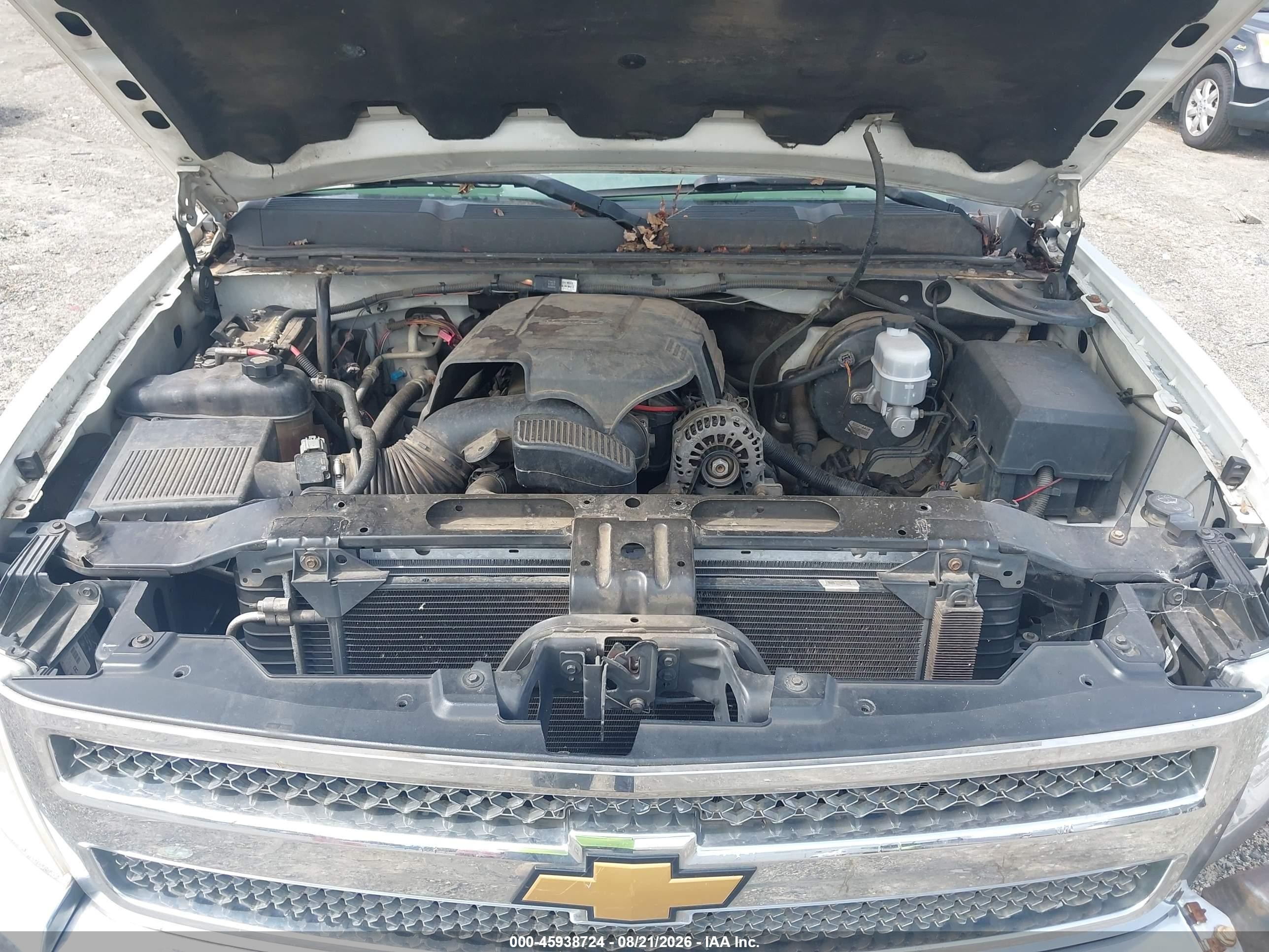 2012 Chevrolet Silverado 1500 Ls White vin: 3GCPCREA0CG219360