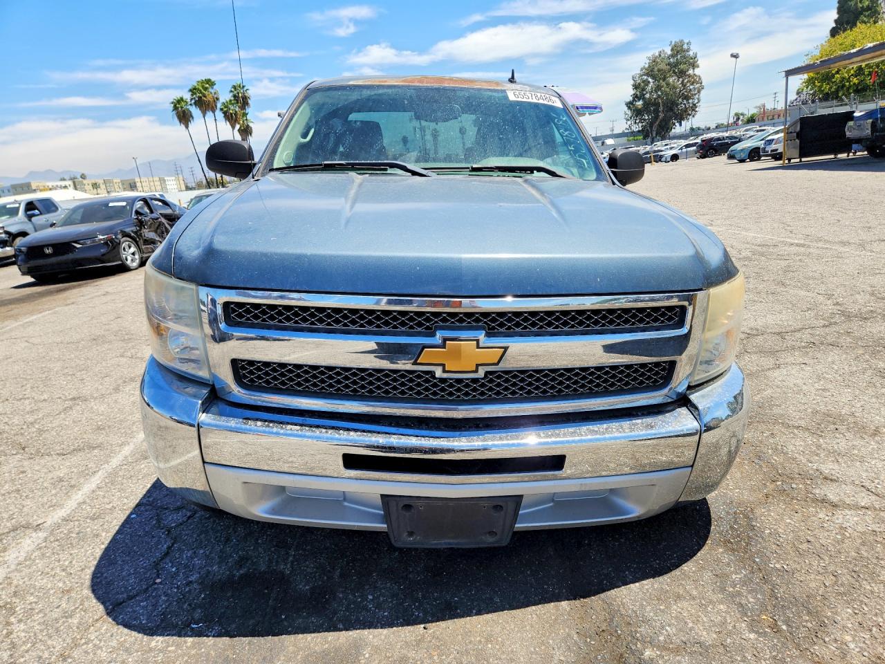 2012 Chevrolet Silverado C1500 Ls Gray vin: 3GCPCREA1CG232201
