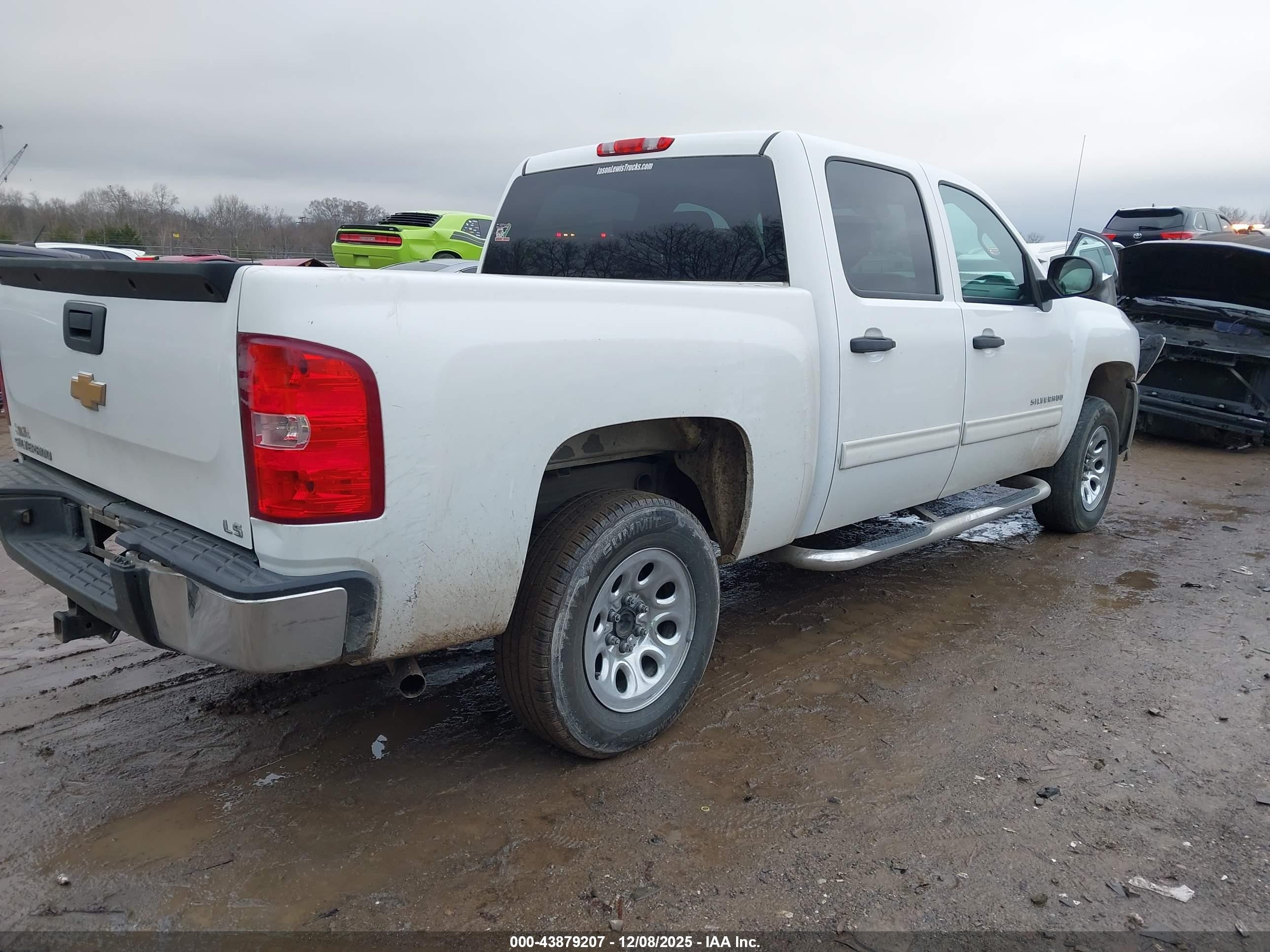 2012 Chevrolet Silverado 1500 Ls White vin: 3GCPCREA2CG295579