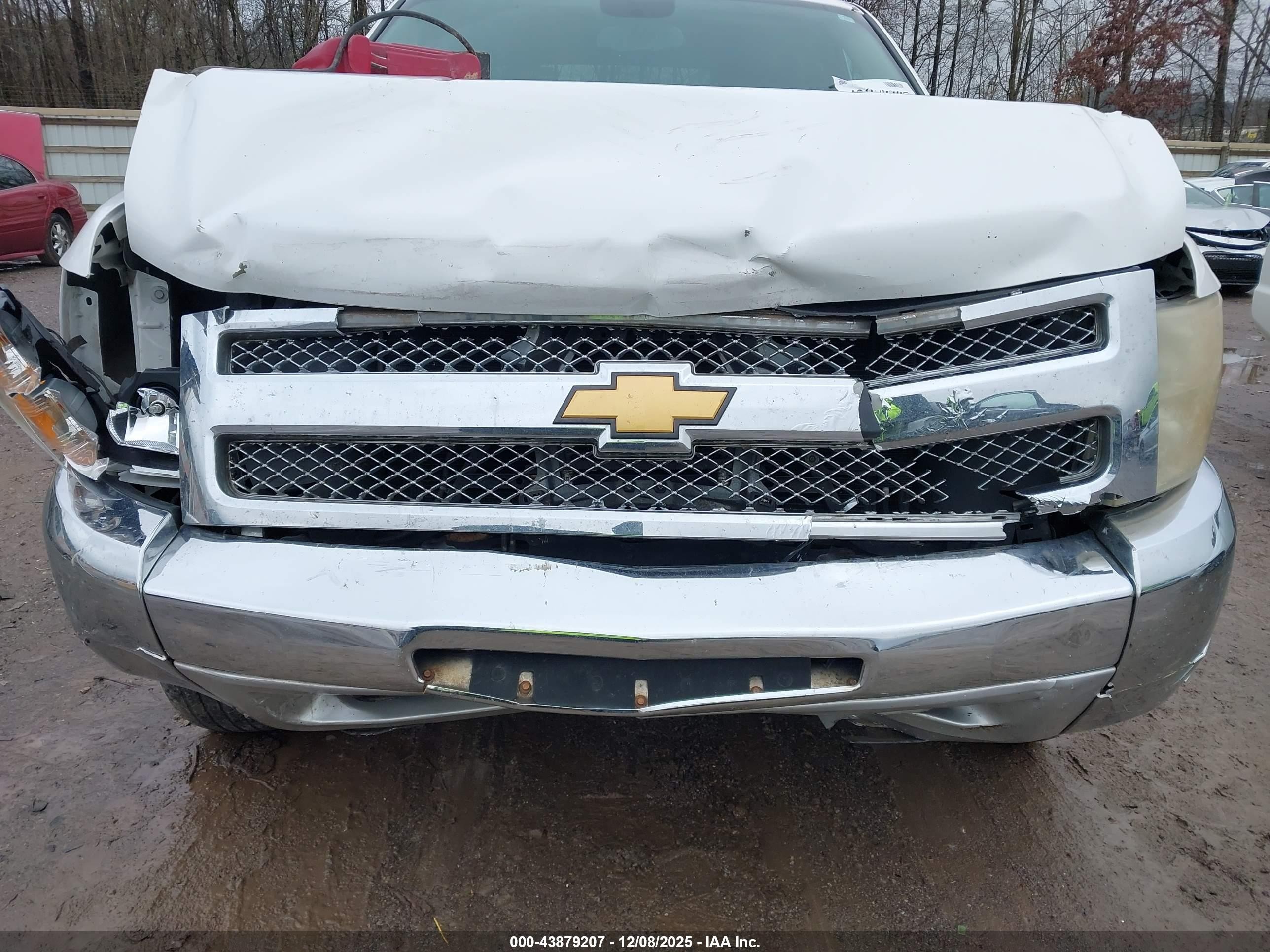 2012 Chevrolet Silverado 1500 Ls White vin: 3GCPCREA2CG295579