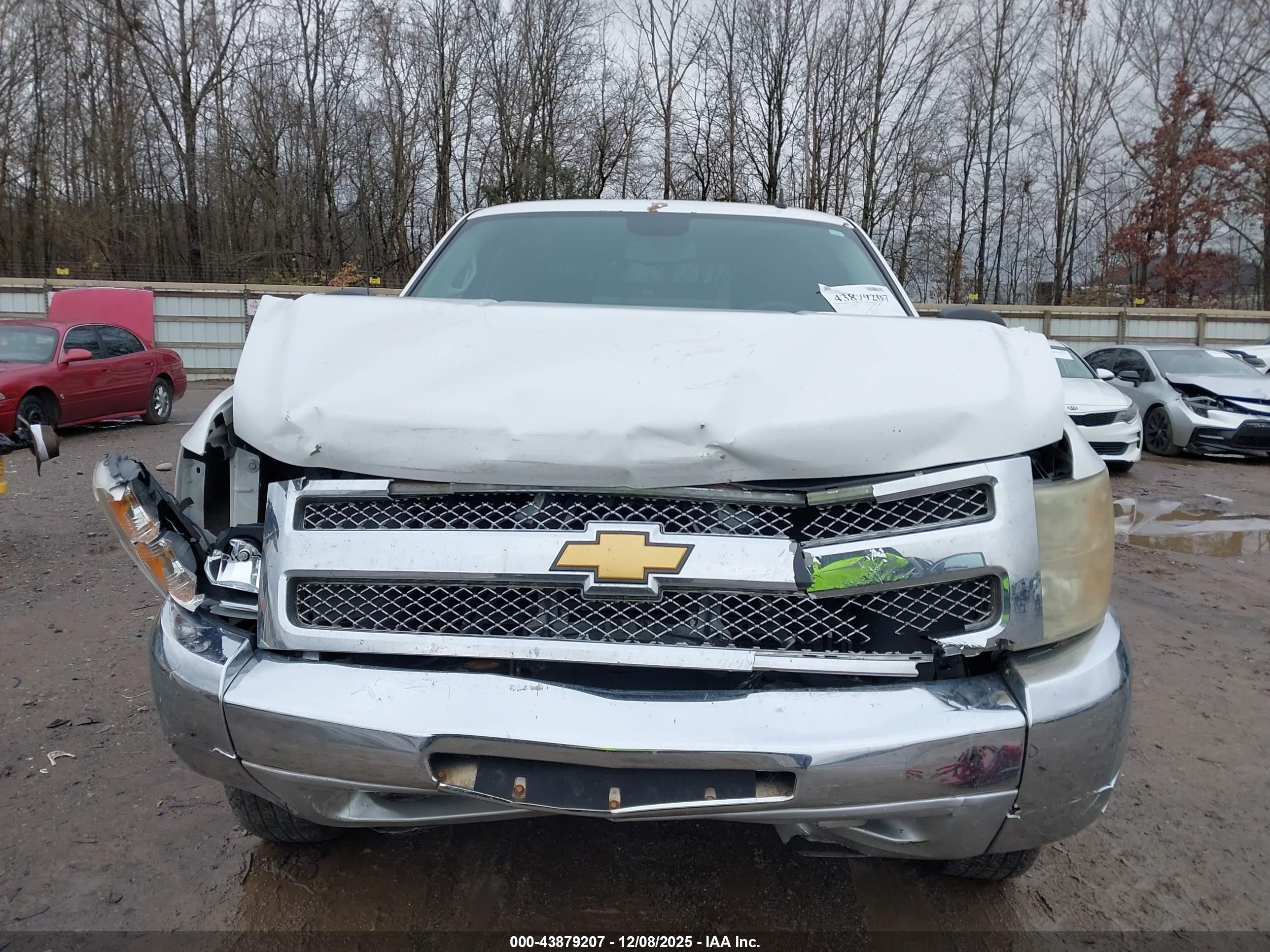 2012 Chevrolet Silverado 1500 Ls White vin: 3GCPCREA2CG295579