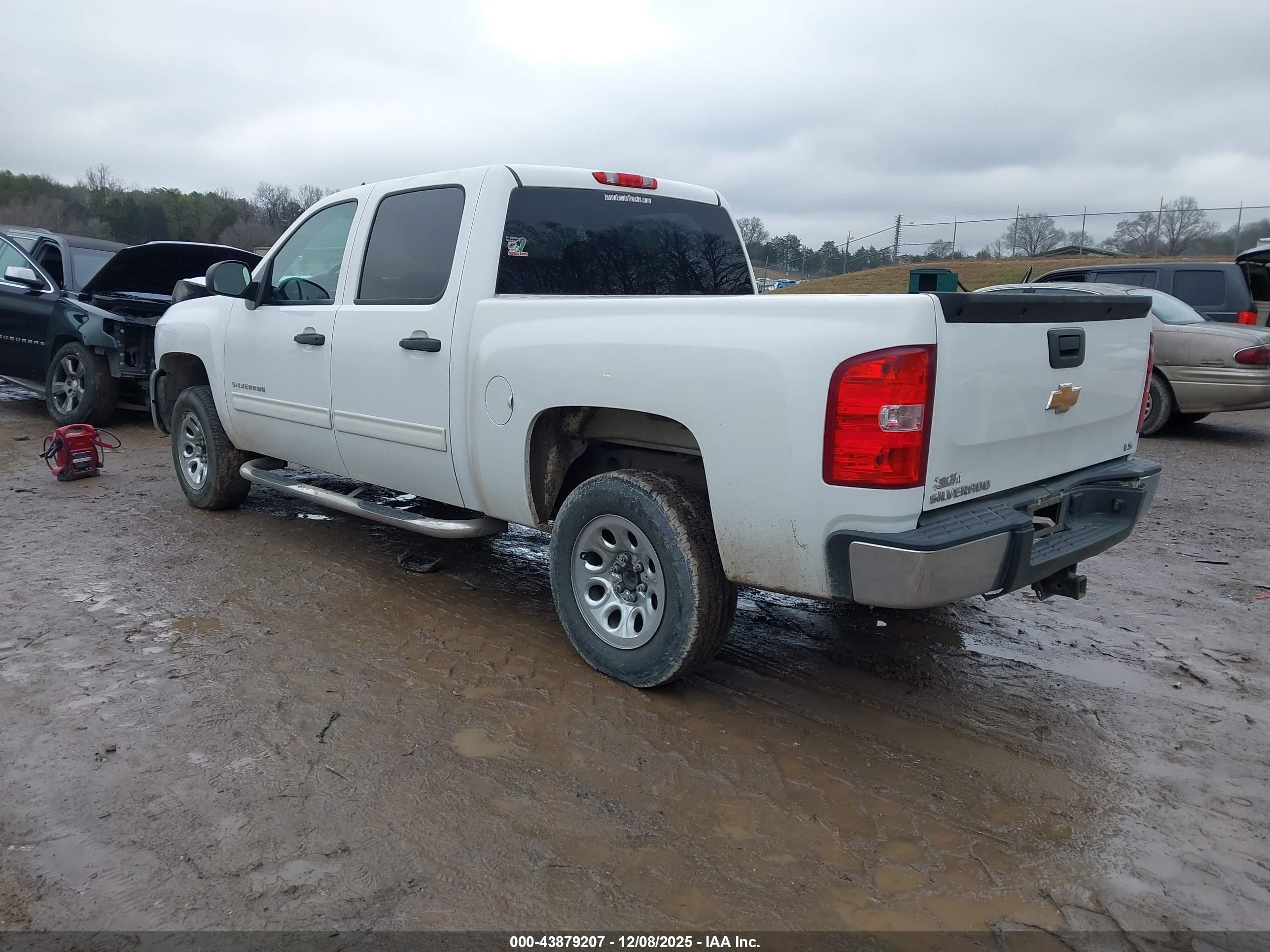 2012 Chevrolet Silverado 1500 Ls White vin: 3GCPCREA2CG295579