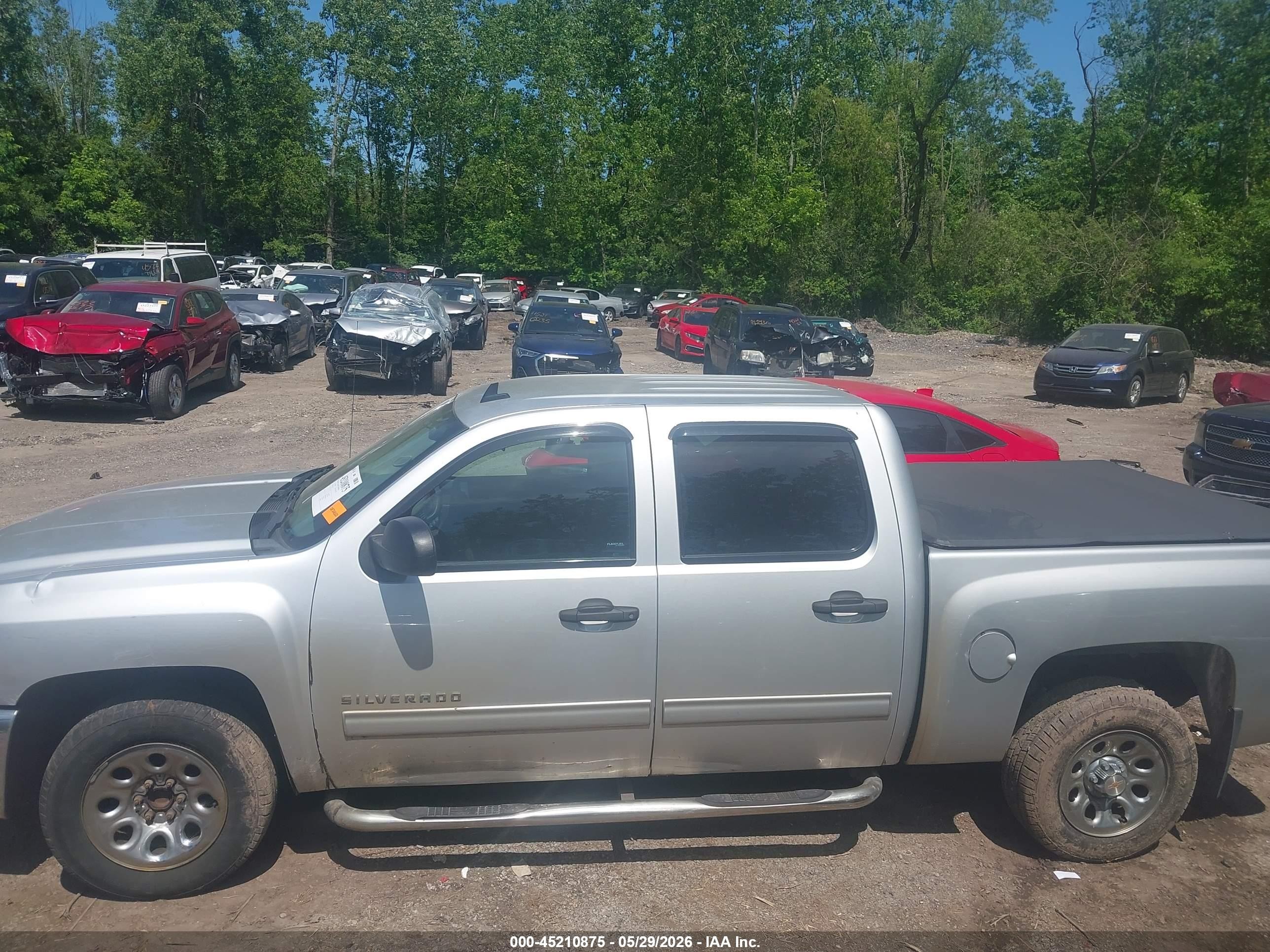 2013 Chevrolet Silverado 1500 Ls Silver vin: 3GCPCREA2DG263653