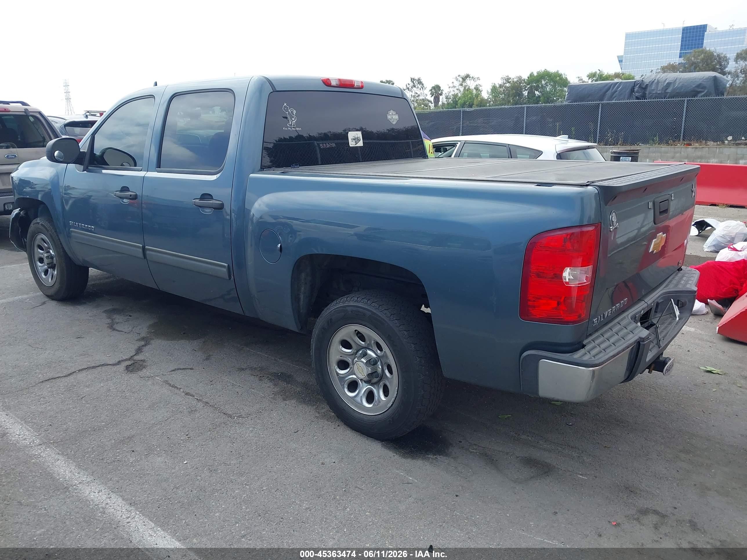 2012 Chevrolet Silverado 1500 Ls Blue vin: 3GCPCREA3CG200348