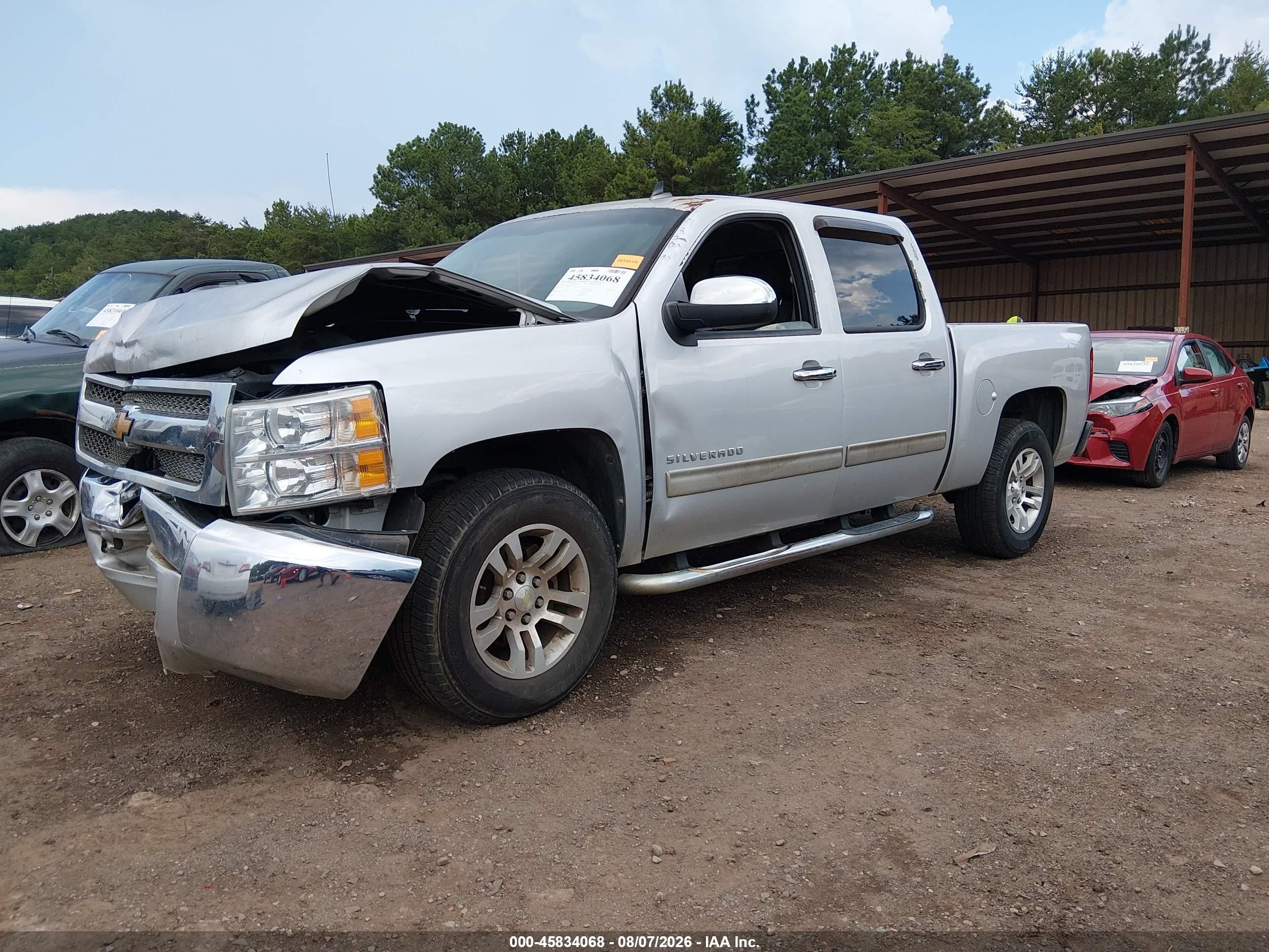 2013 Chevrolet Silverado 1500 Ls Silver vin: 3GCPCREA3DG191782