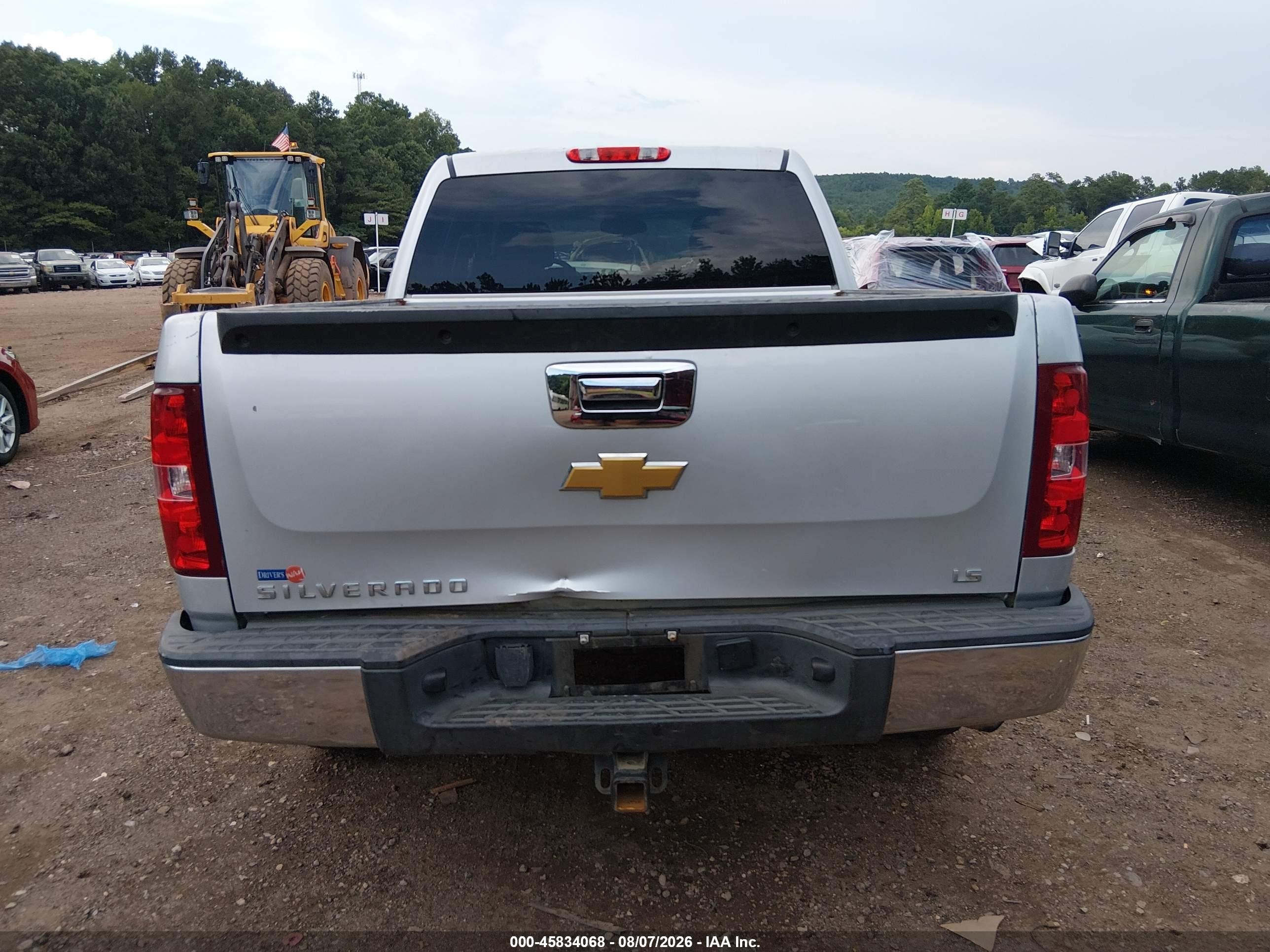 2013 Chevrolet Silverado 1500 Ls Silver vin: 3GCPCREA3DG191782