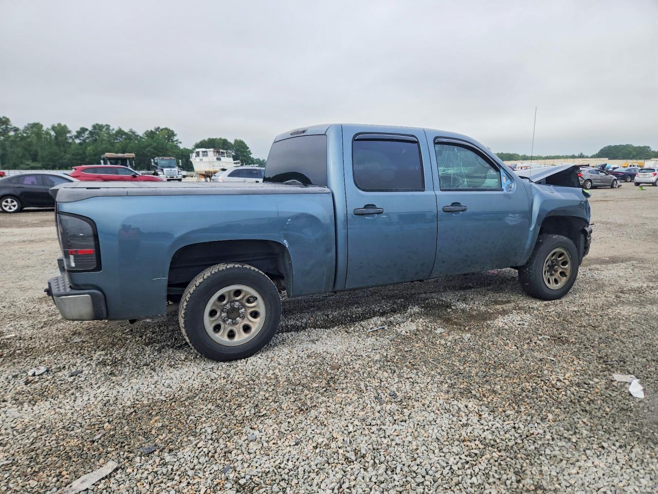 2011 Chevrolet Silverado C1500 Ls Blue vin: 3GCPCREA4BG401125