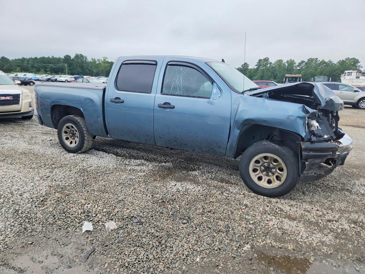 2011 Chevrolet Silverado C1500 Ls Blue vin: 3GCPCREA4BG401125