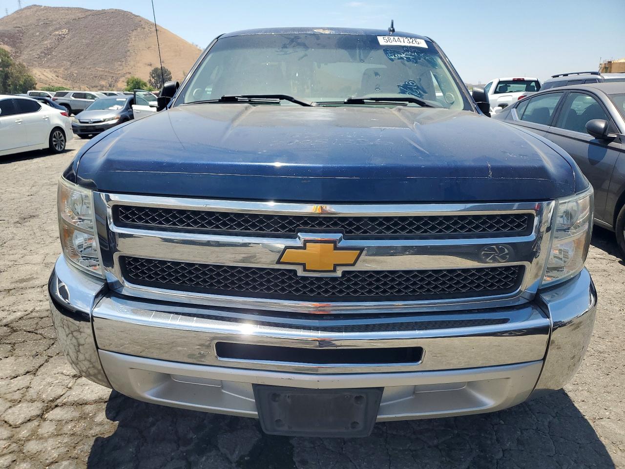 2012 Chevrolet Silverado C1500 Ls Blue vin: 3GCPCREA4CG204084