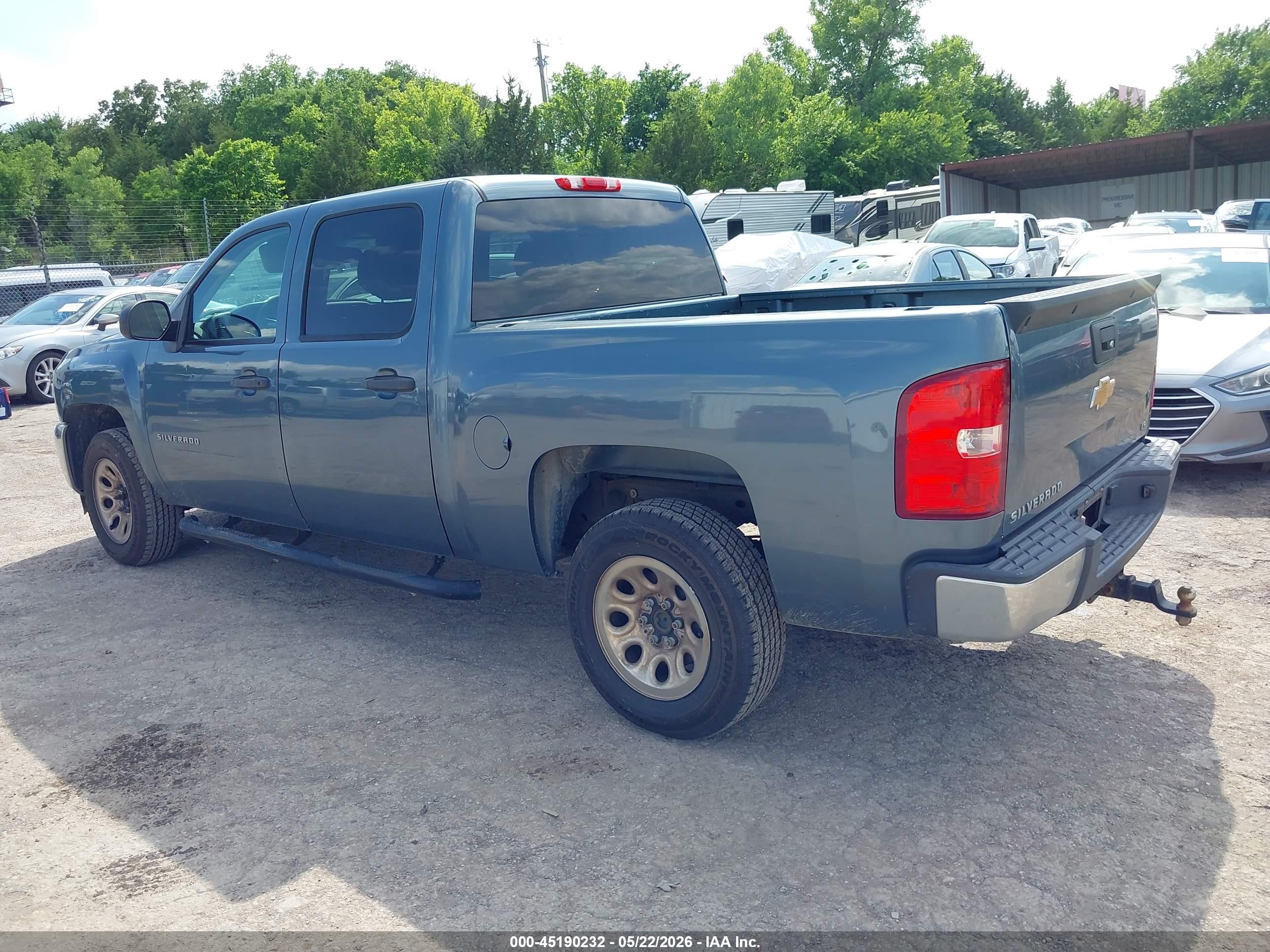2012 Chevrolet Silverado 1500 Ls Blue vin: 3GCPCREA4CG223752