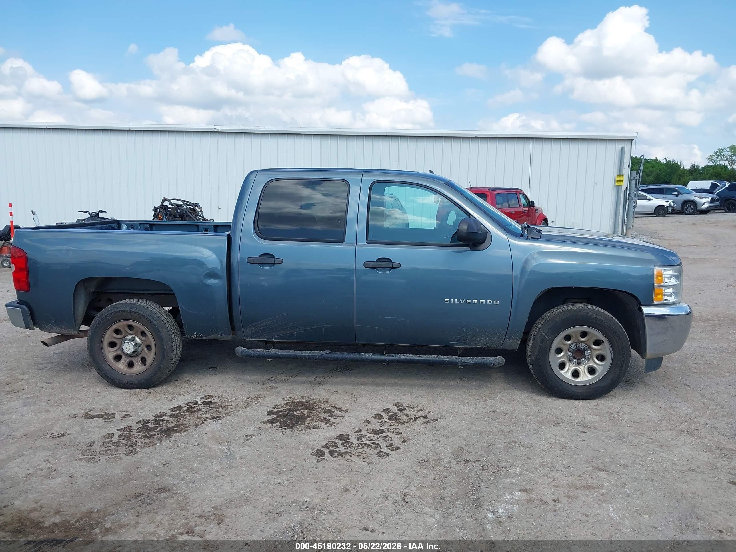 2012 Chevrolet Silverado 1500 Ls Blue vin: 3GCPCREA4CG223752