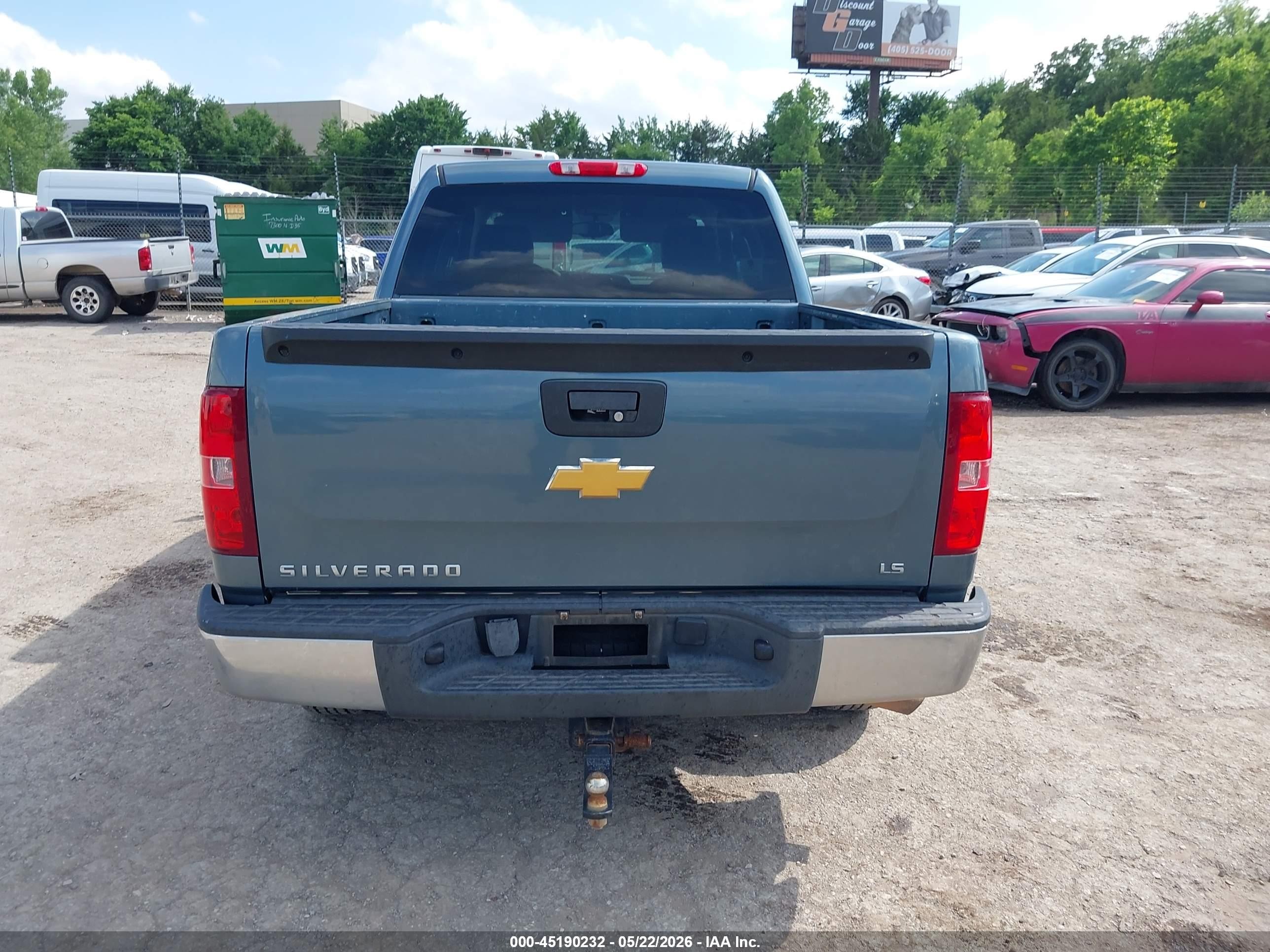 2012 Chevrolet Silverado 1500 Ls Blue vin: 3GCPCREA4CG223752