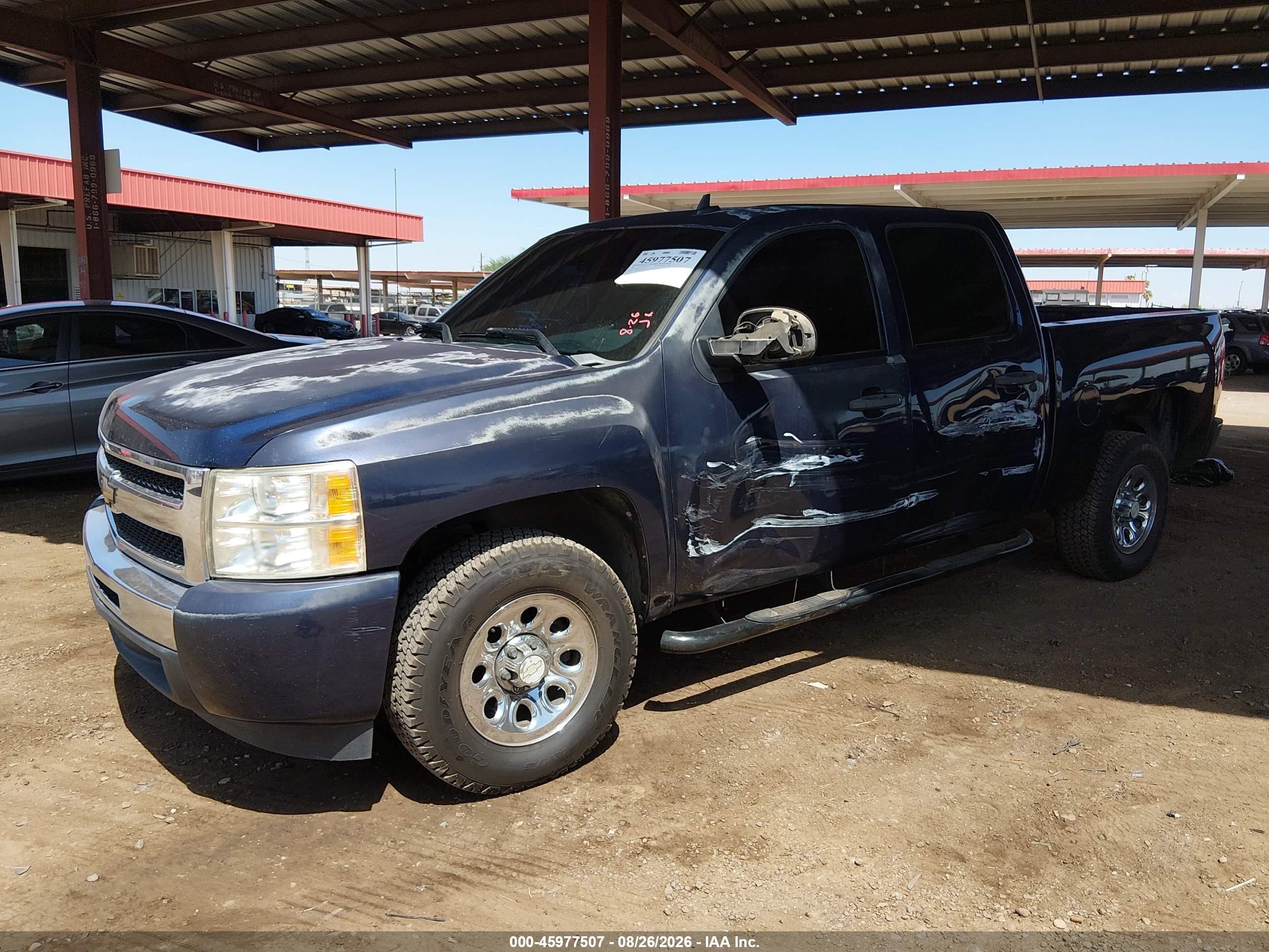 2011 Chevrolet Silverado 1500 Ls Blue vin: 3GCPCREA5BG251414