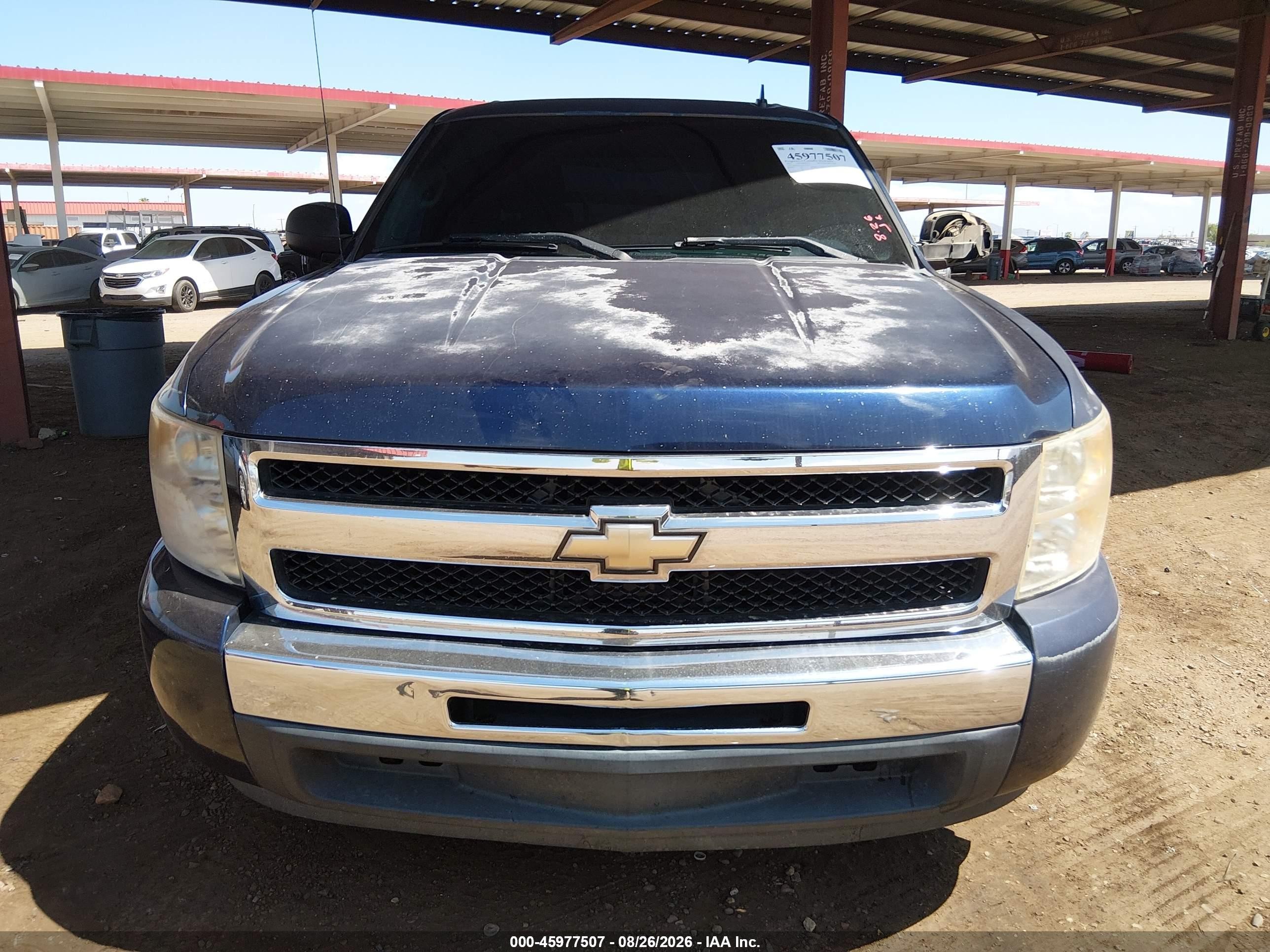 2011 Chevrolet Silverado 1500 Ls Blue vin: 3GCPCREA5BG251414