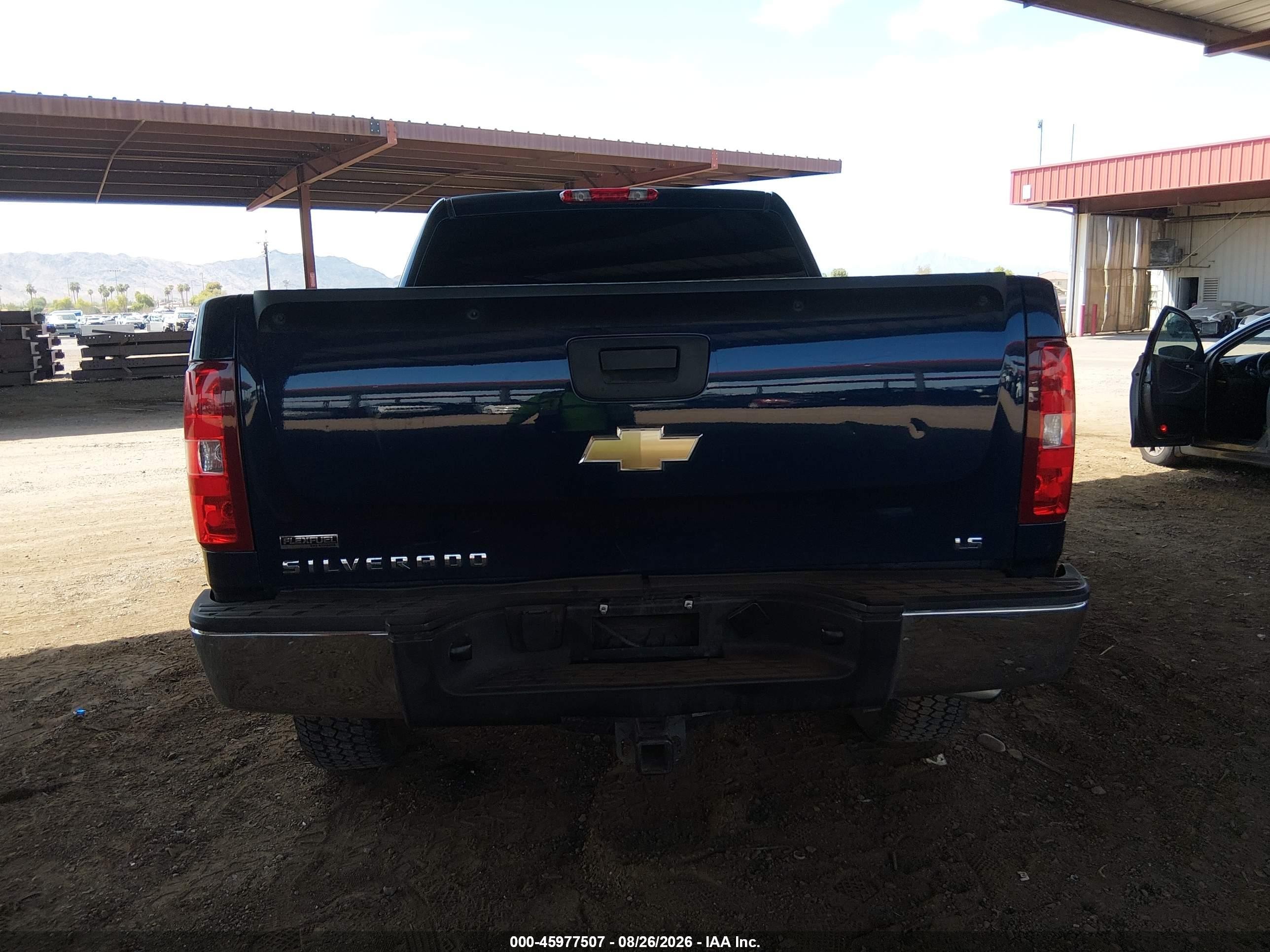 2011 Chevrolet Silverado 1500 Ls Blue vin: 3GCPCREA5BG251414