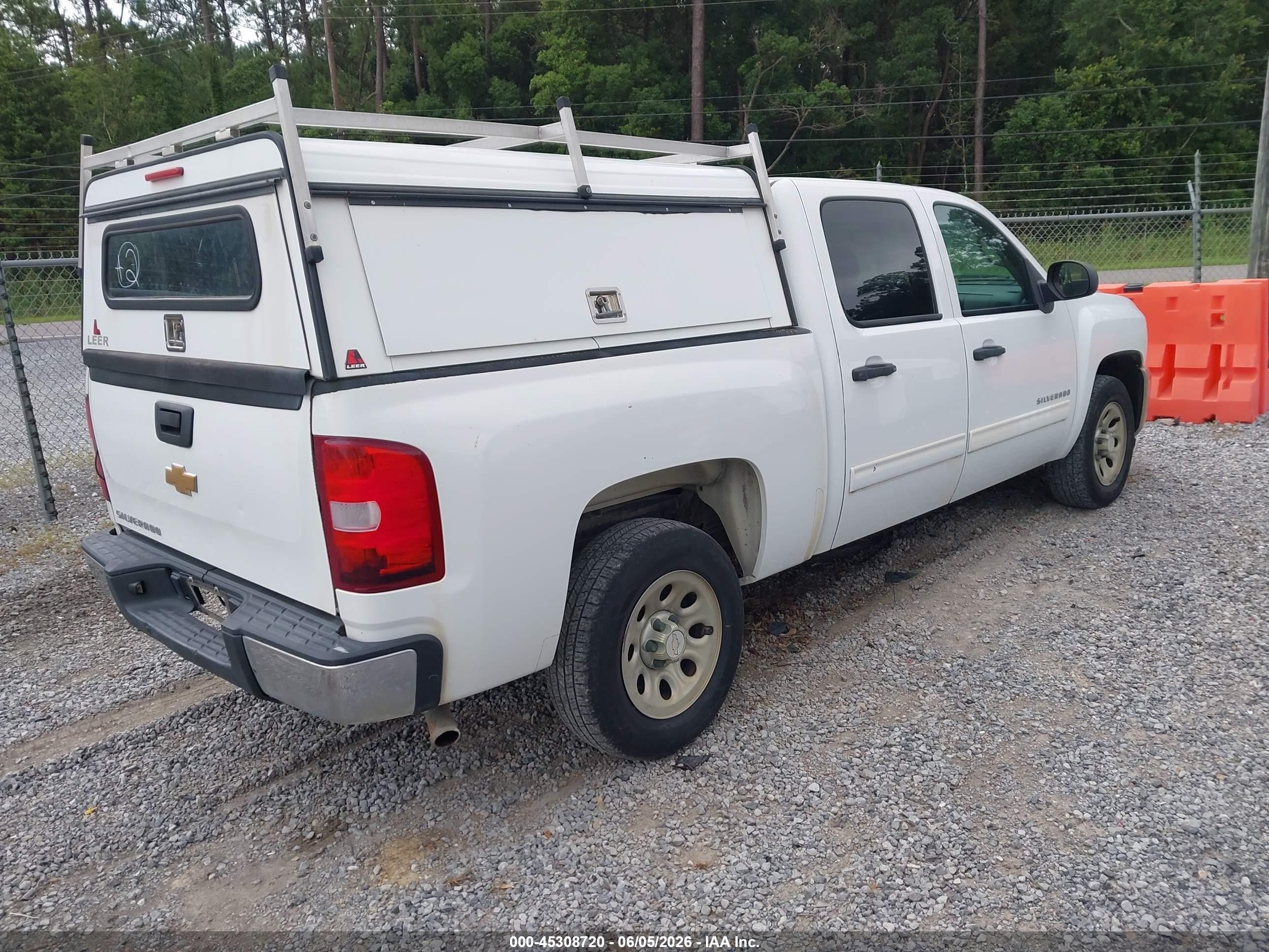 2012 Chevrolet Silverado 1500 Ls White vin: 3GCPCREA5CG123465