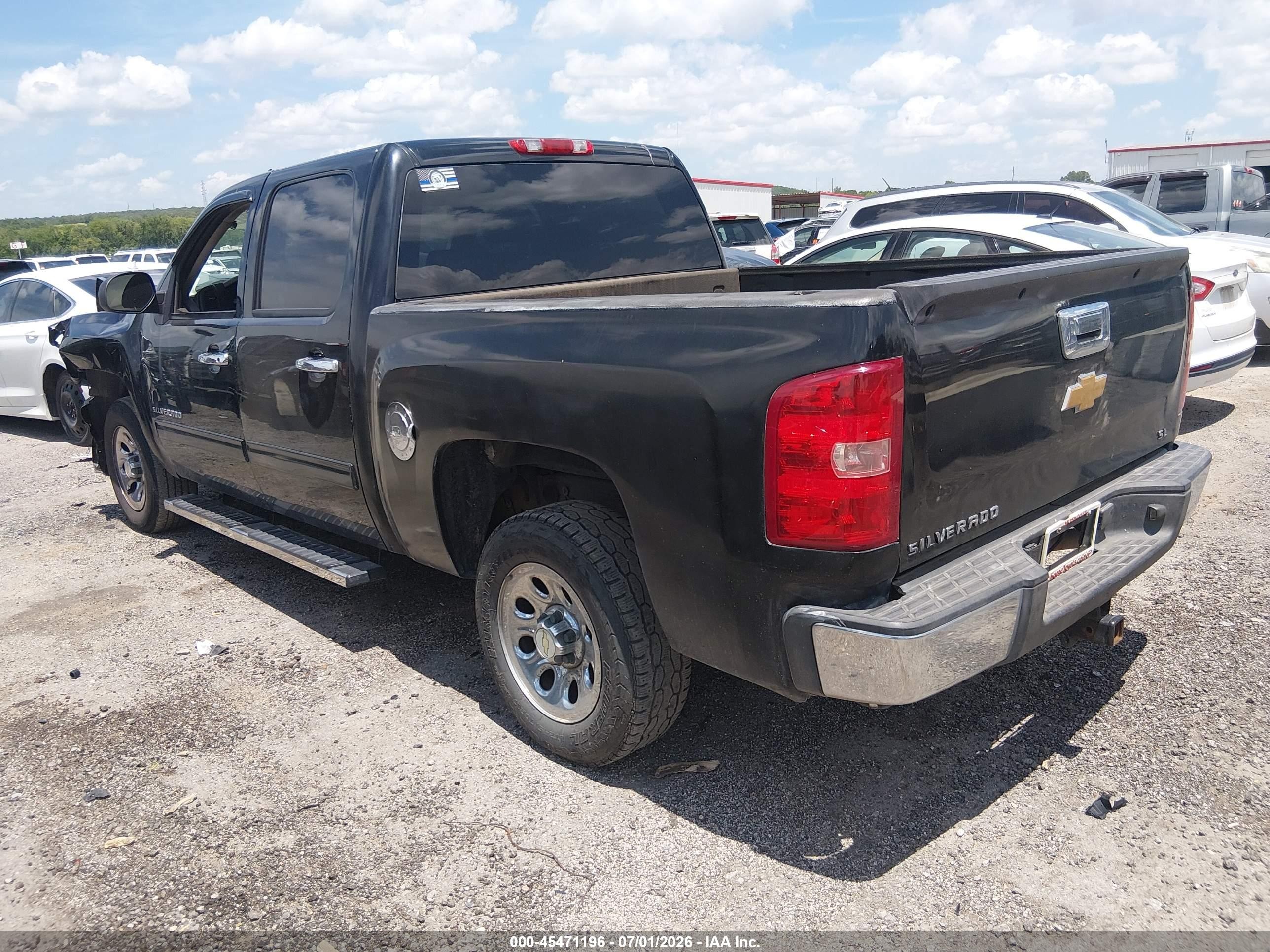 2012 Chevrolet Silverado 1500 Ls Black vin: 3GCPCREA5CG168258