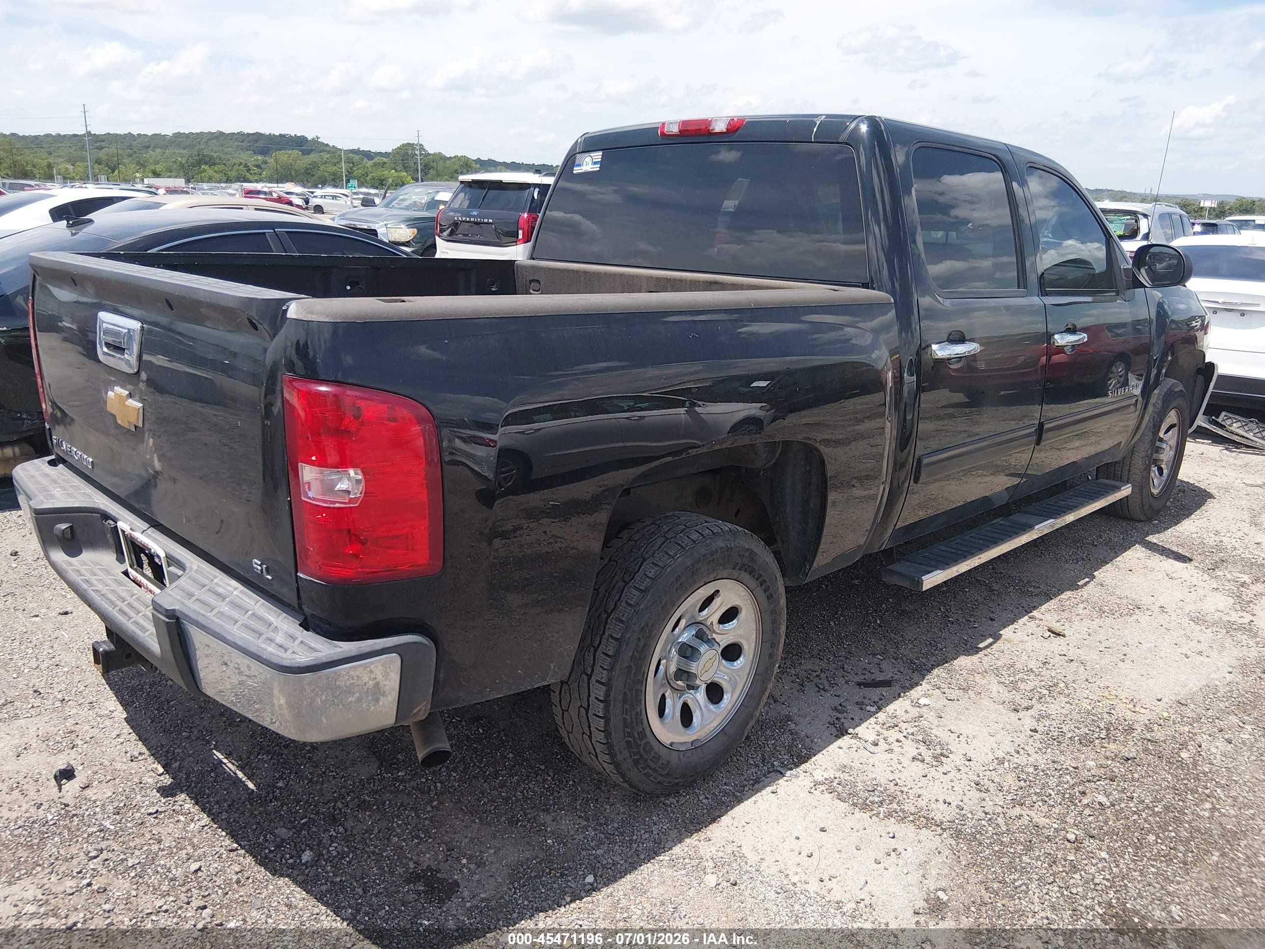 2012 Chevrolet Silverado 1500 Ls Black vin: 3GCPCREA5CG168258