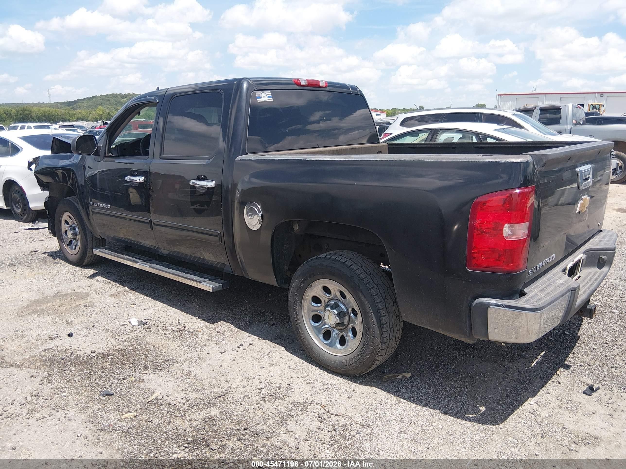 2012 Chevrolet Silverado 1500 Ls Black vin: 3GCPCREA5CG168258