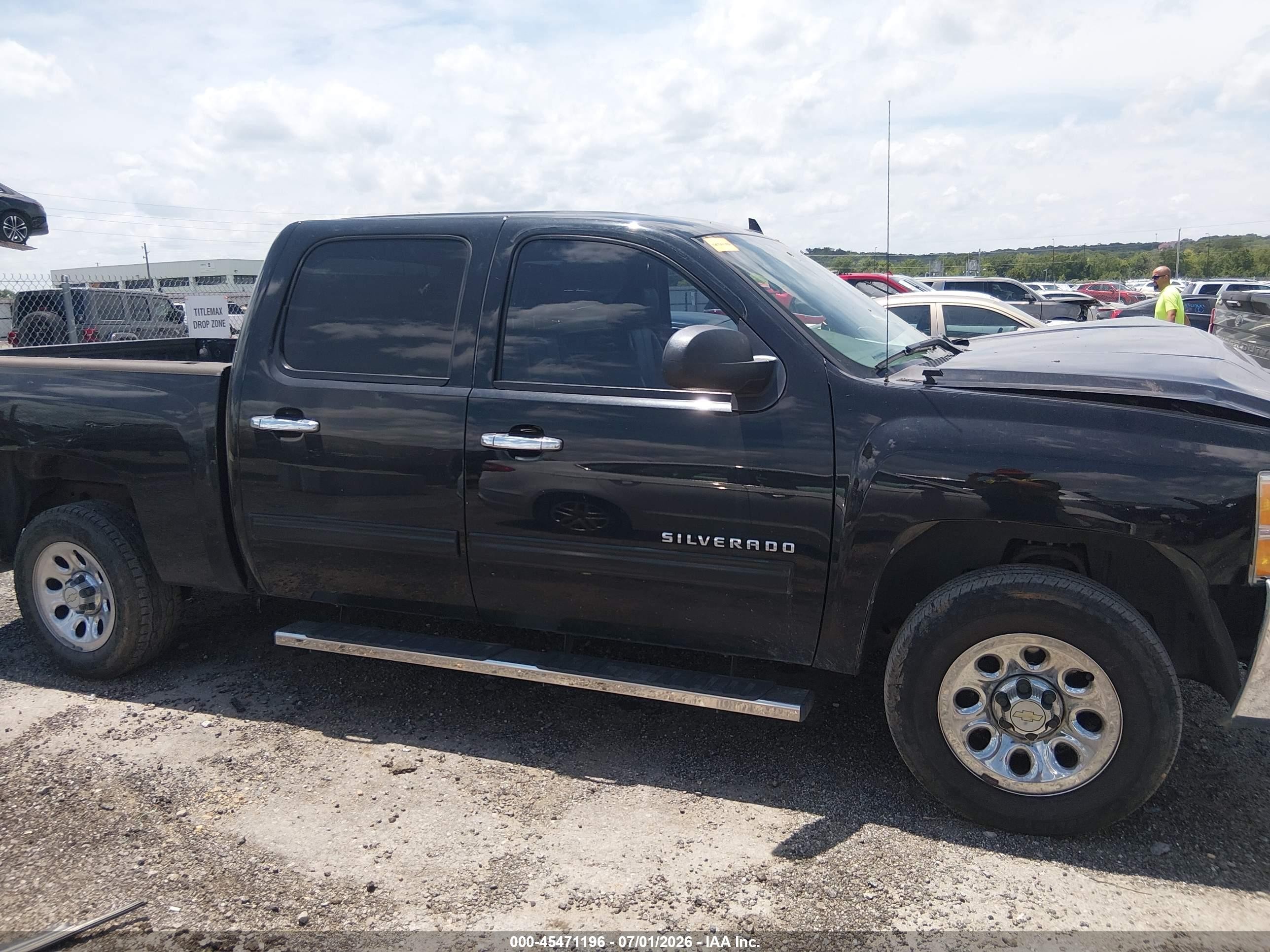 2012 Chevrolet Silverado 1500 Ls Black vin: 3GCPCREA5CG168258
