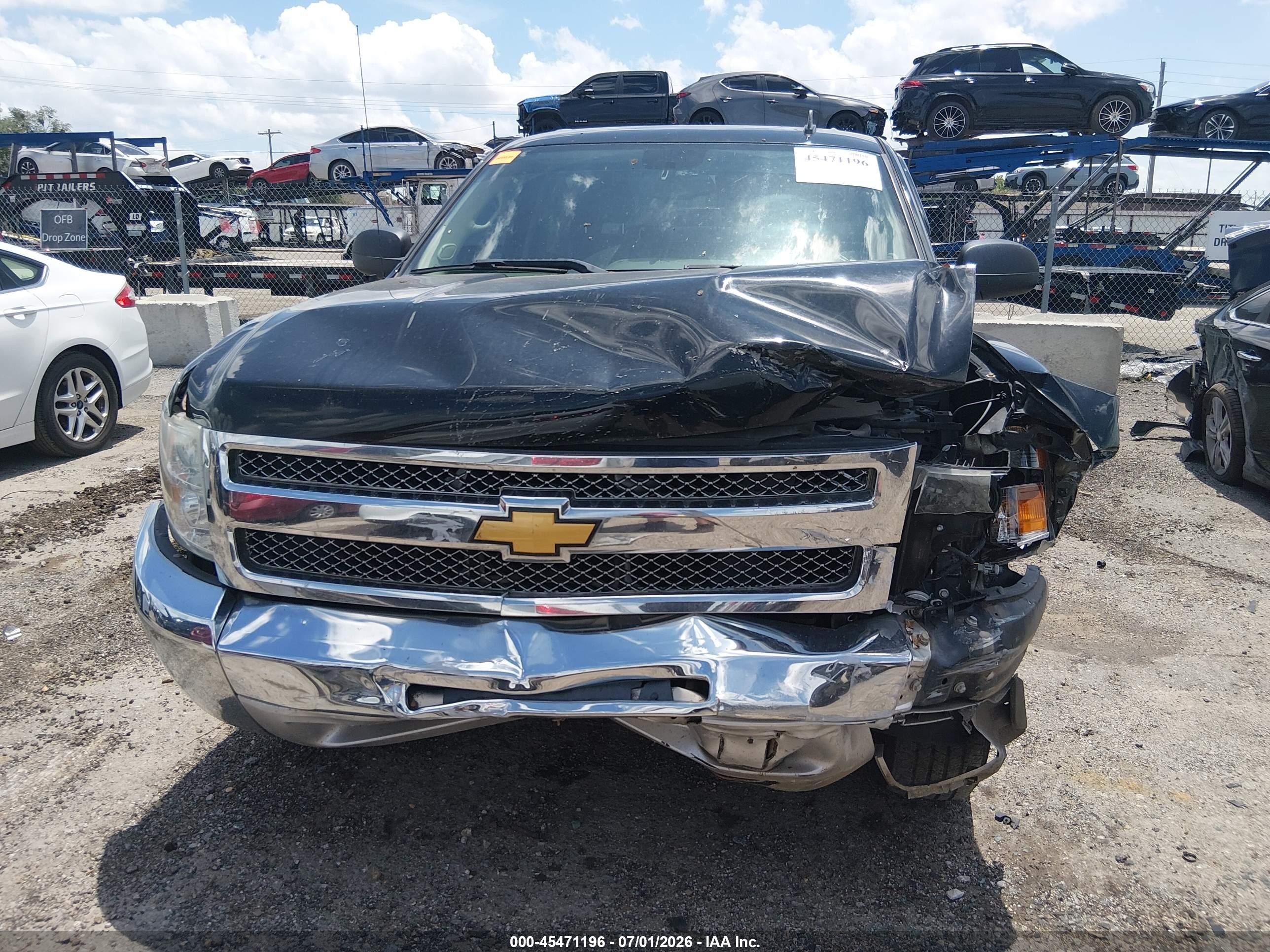 2012 Chevrolet Silverado 1500 Ls Black vin: 3GCPCREA5CG168258