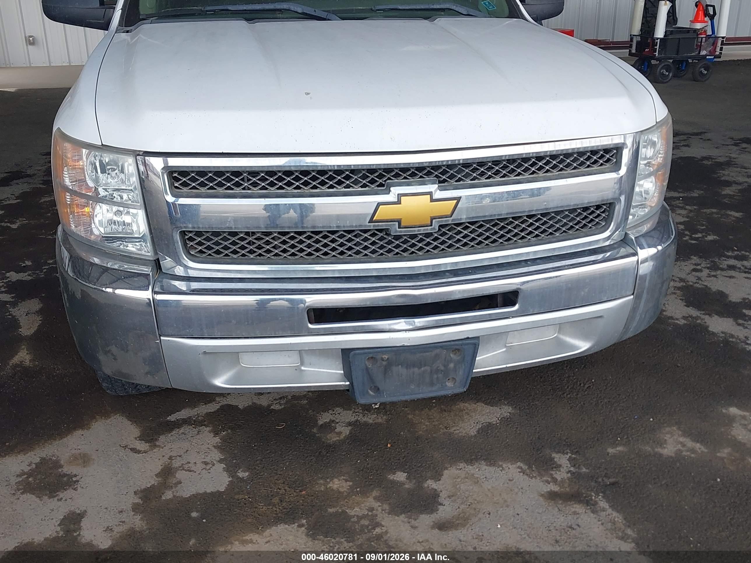 2012 Chevrolet Silverado 1500 Ls White vin: 3GCPCREA6CG127332
