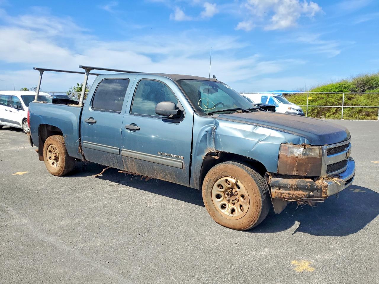 2012 Chevrolet Silverado C1500 Ls Синий vin: 3GCPCREA6CG127668
