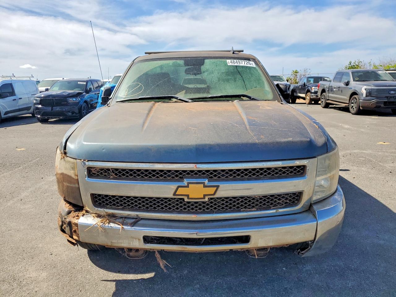 2012 Chevrolet Silverado C1500 Ls Синий vin: 3GCPCREA6CG127668