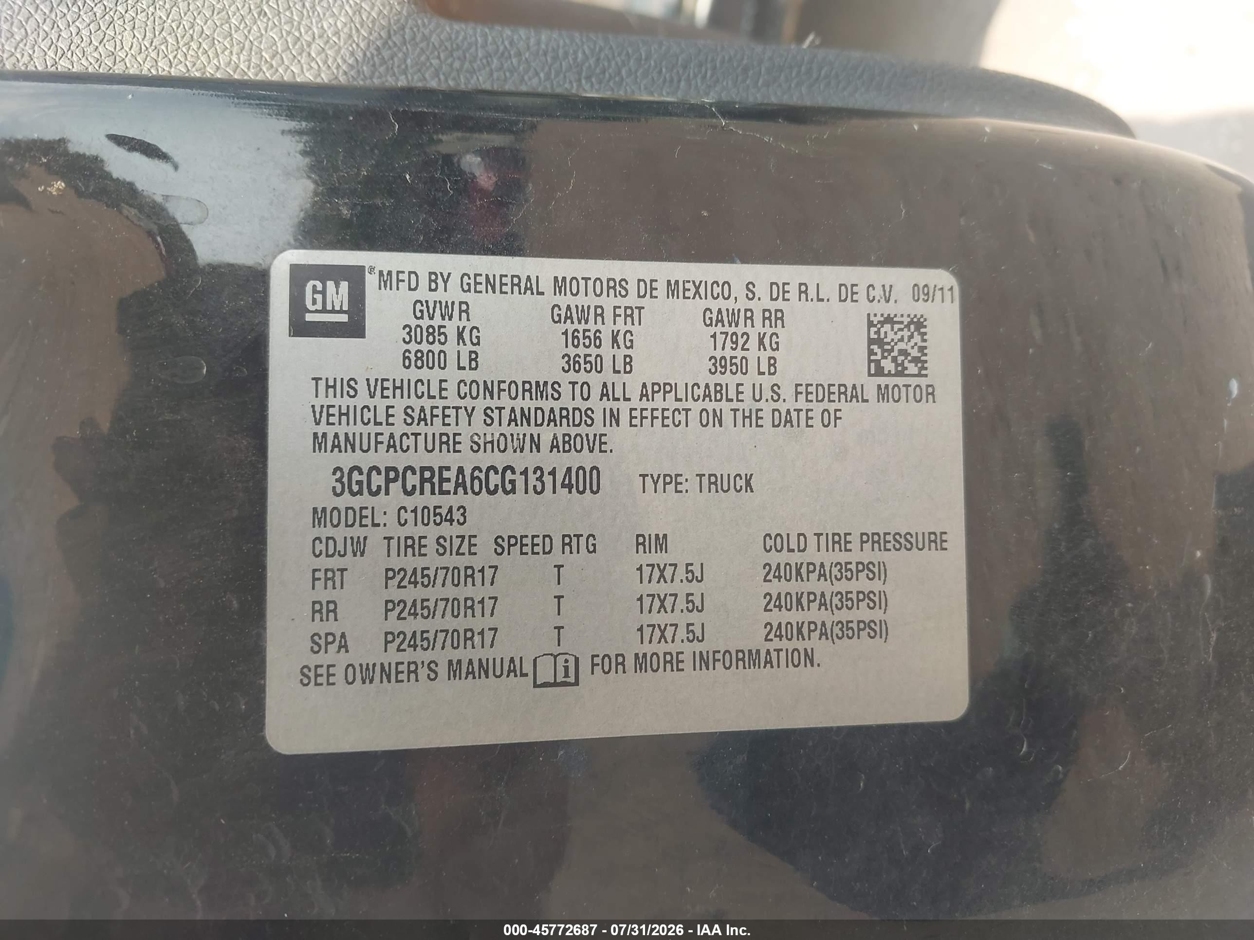 2012 Chevrolet Silverado 1500 Ls Black vin: 3GCPCREA6CG131400