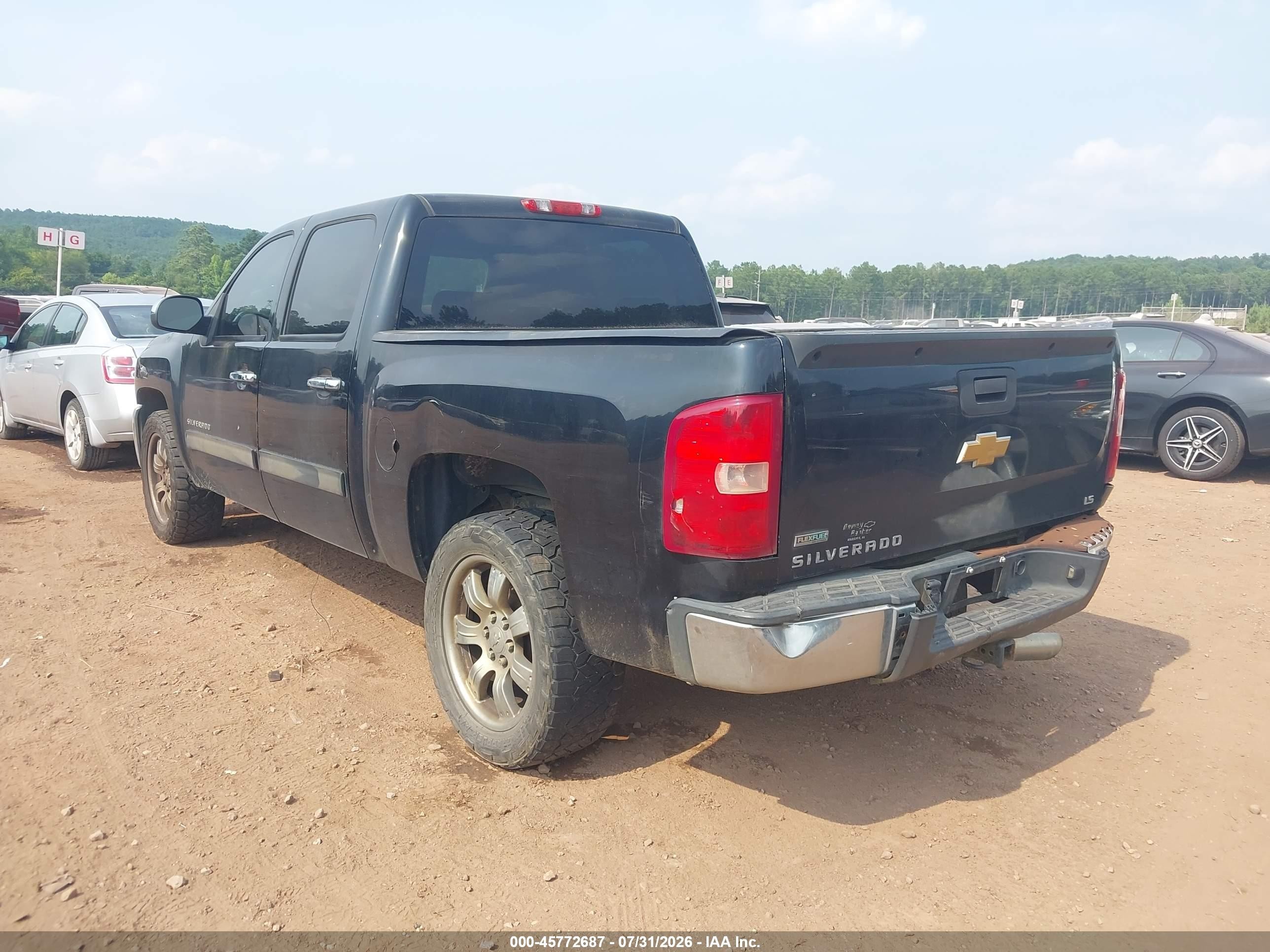 2012 Chevrolet Silverado 1500 Ls Black vin: 3GCPCREA6CG131400