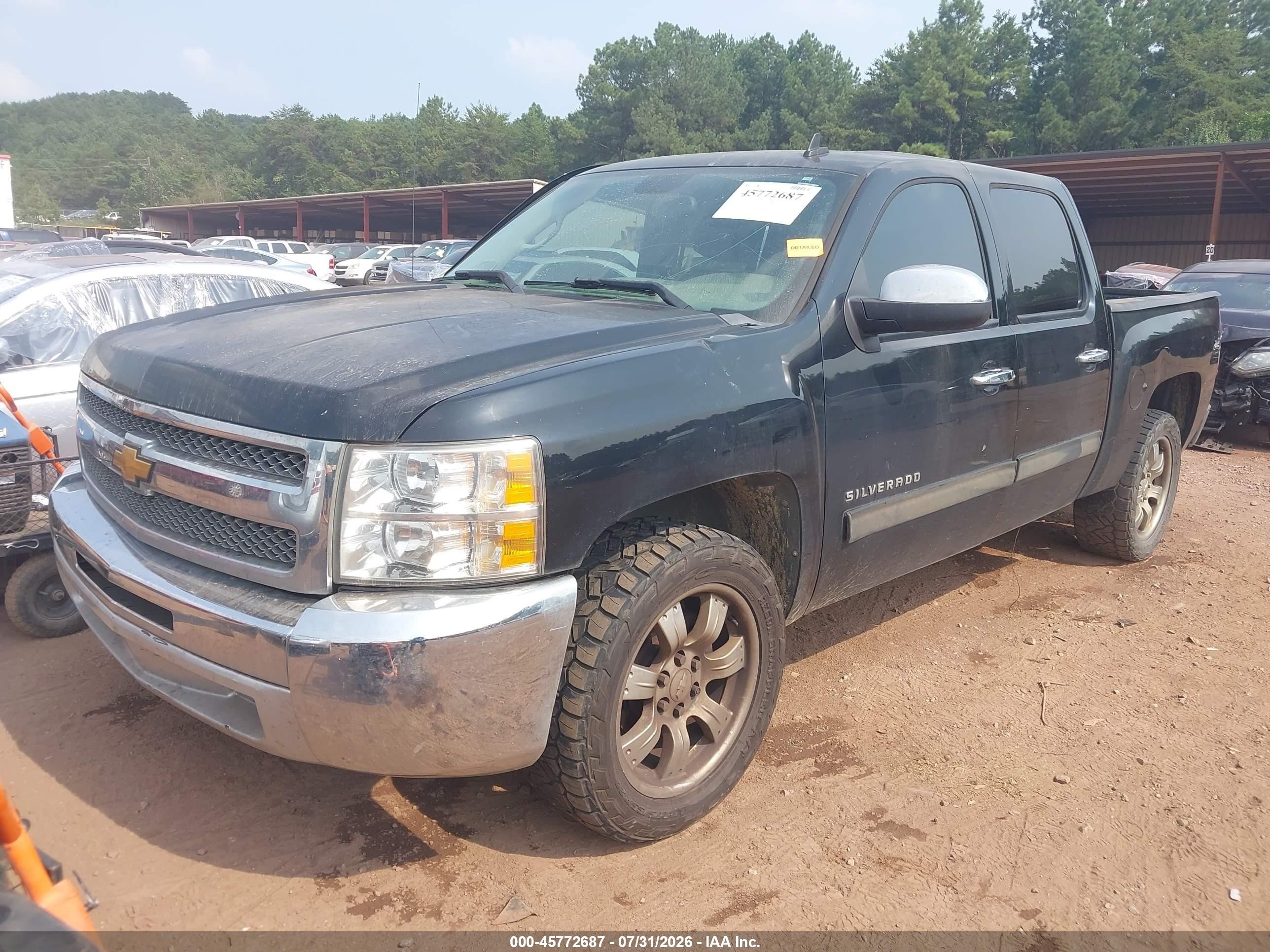 2012 Chevrolet Silverado 1500 Ls Black vin: 3GCPCREA6CG131400