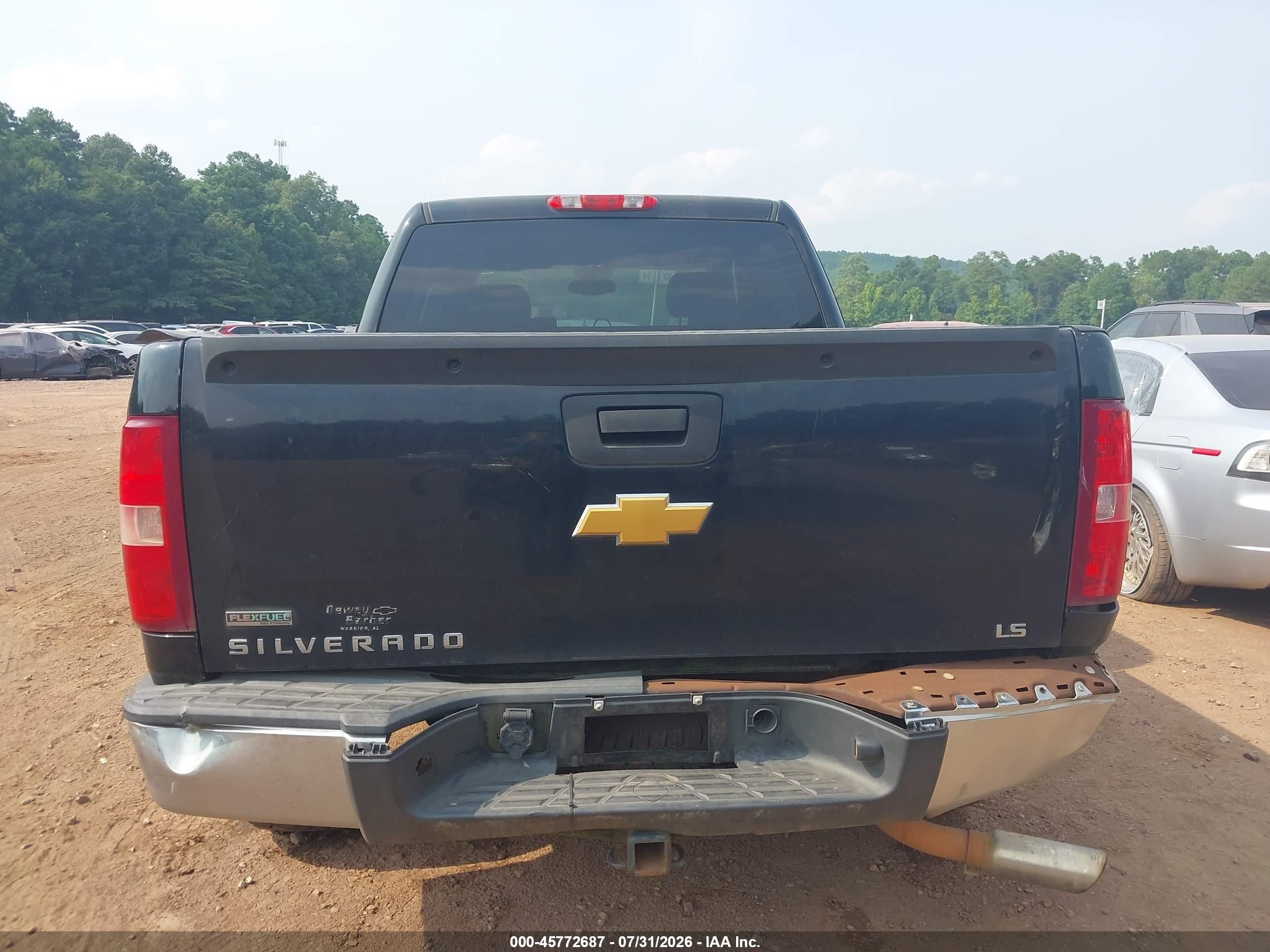 2012 Chevrolet Silverado 1500 Ls Black vin: 3GCPCREA6CG131400