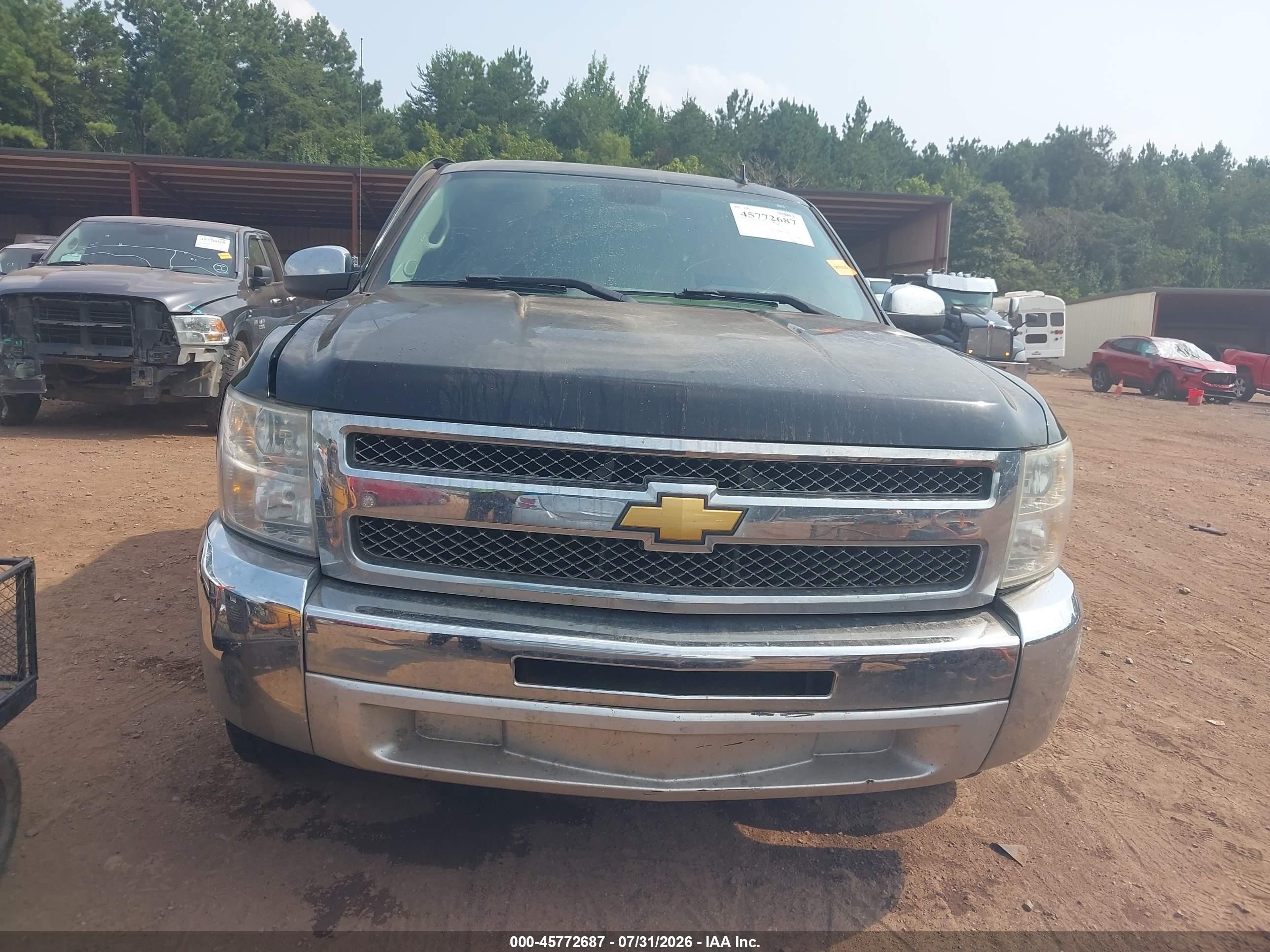 2012 Chevrolet Silverado 1500 Ls Black vin: 3GCPCREA6CG131400