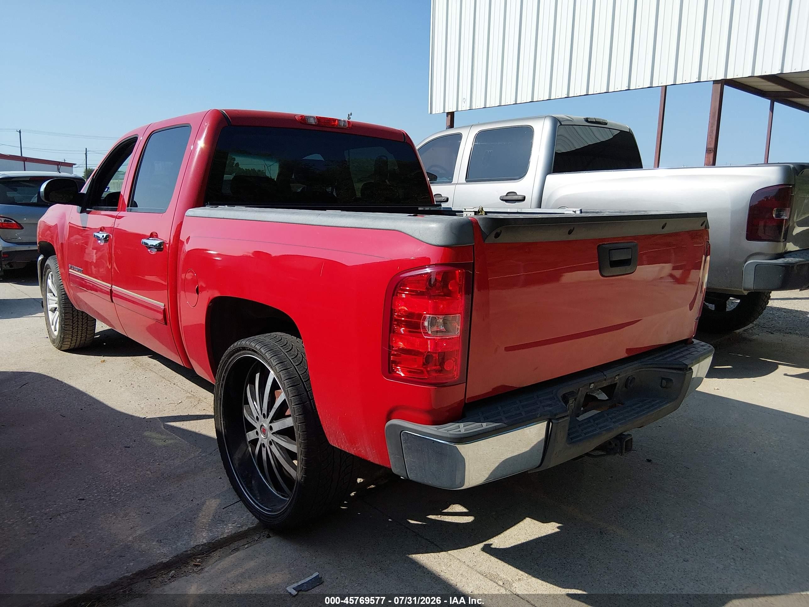 2012 Chevrolet Silverado 1500 Ls Красный vin: 3GCPCREA6CG201428
