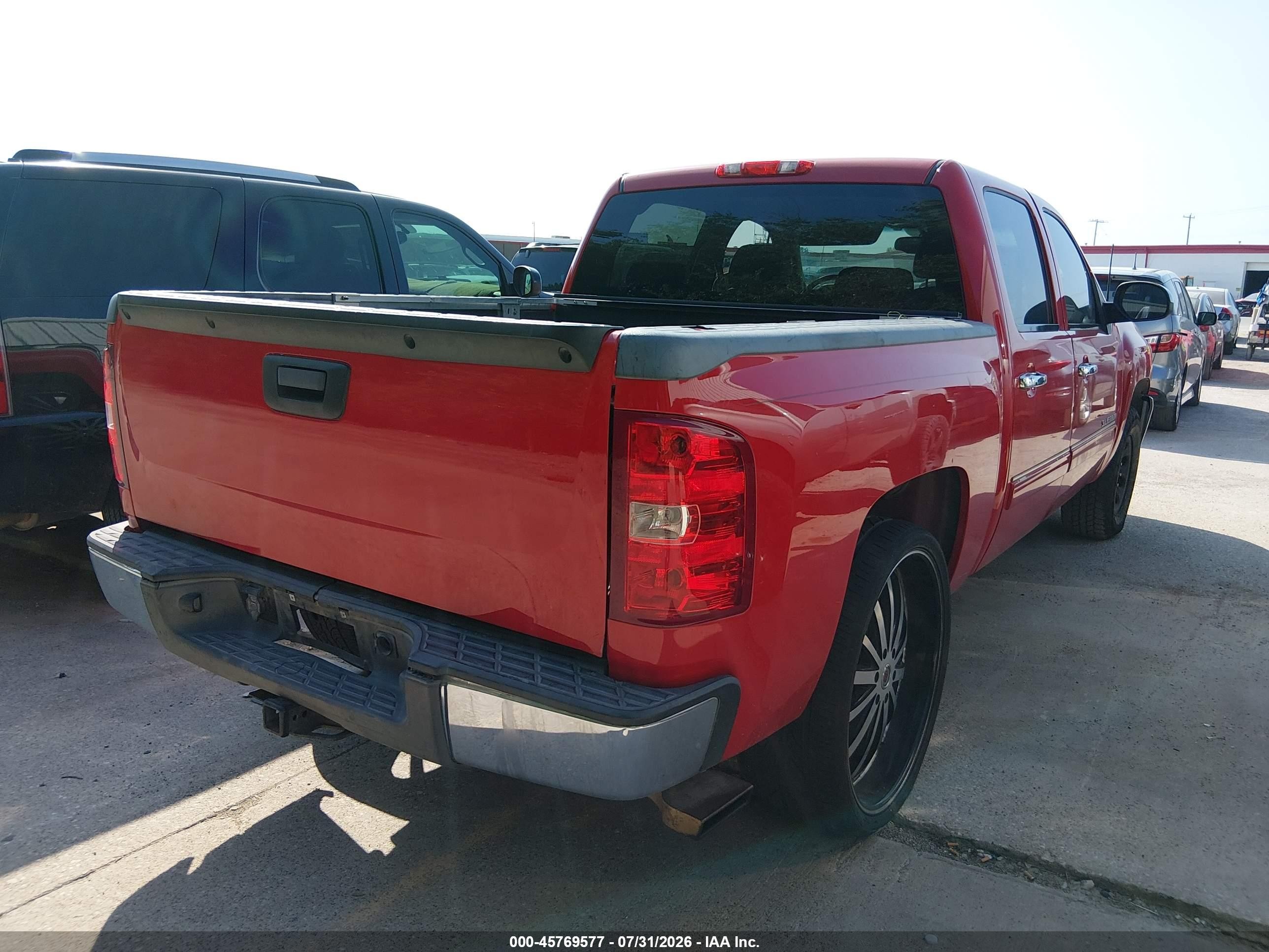 2012 Chevrolet Silverado 1500 Ls Красный vin: 3GCPCREA6CG201428