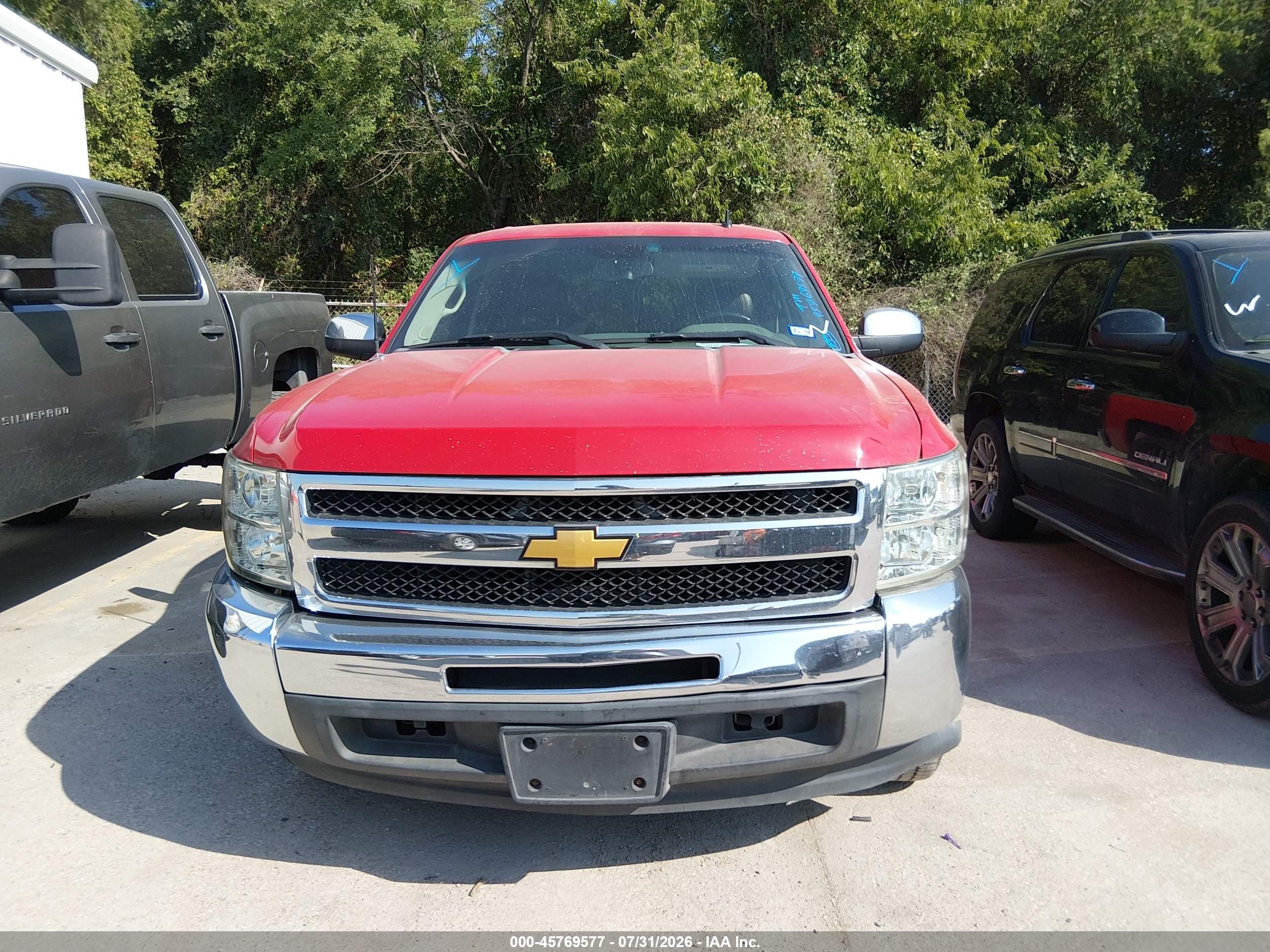 2012 Chevrolet Silverado 1500 Ls Красный vin: 3GCPCREA6CG201428