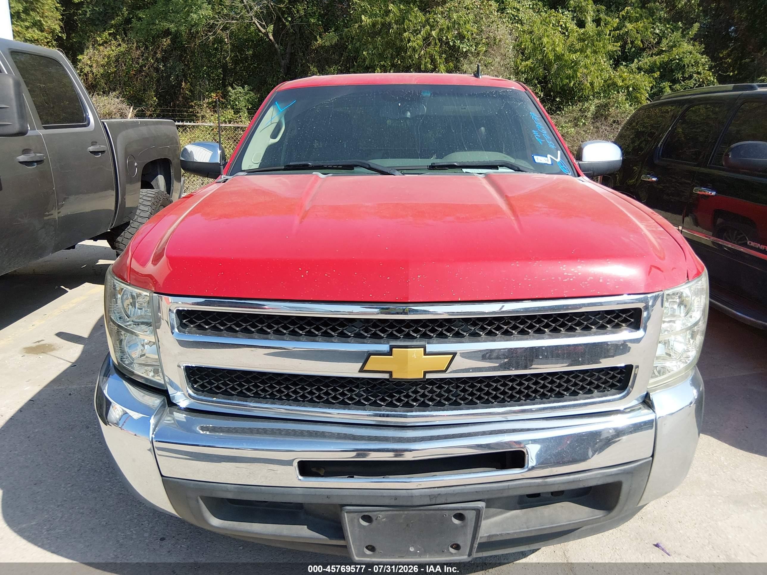2012 Chevrolet Silverado 1500 Ls Красный vin: 3GCPCREA6CG201428