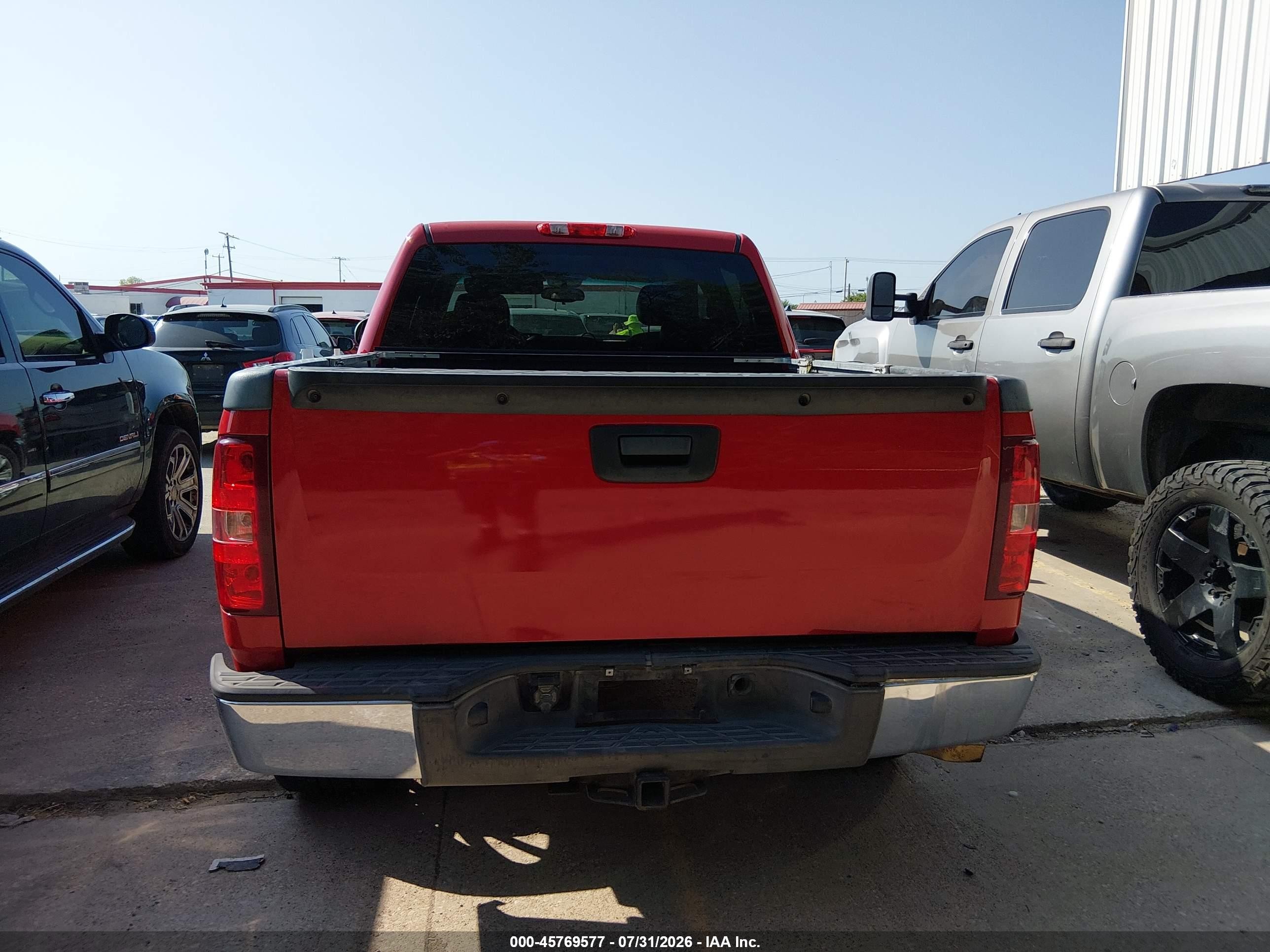 2012 Chevrolet Silverado 1500 Ls Красный vin: 3GCPCREA6CG201428