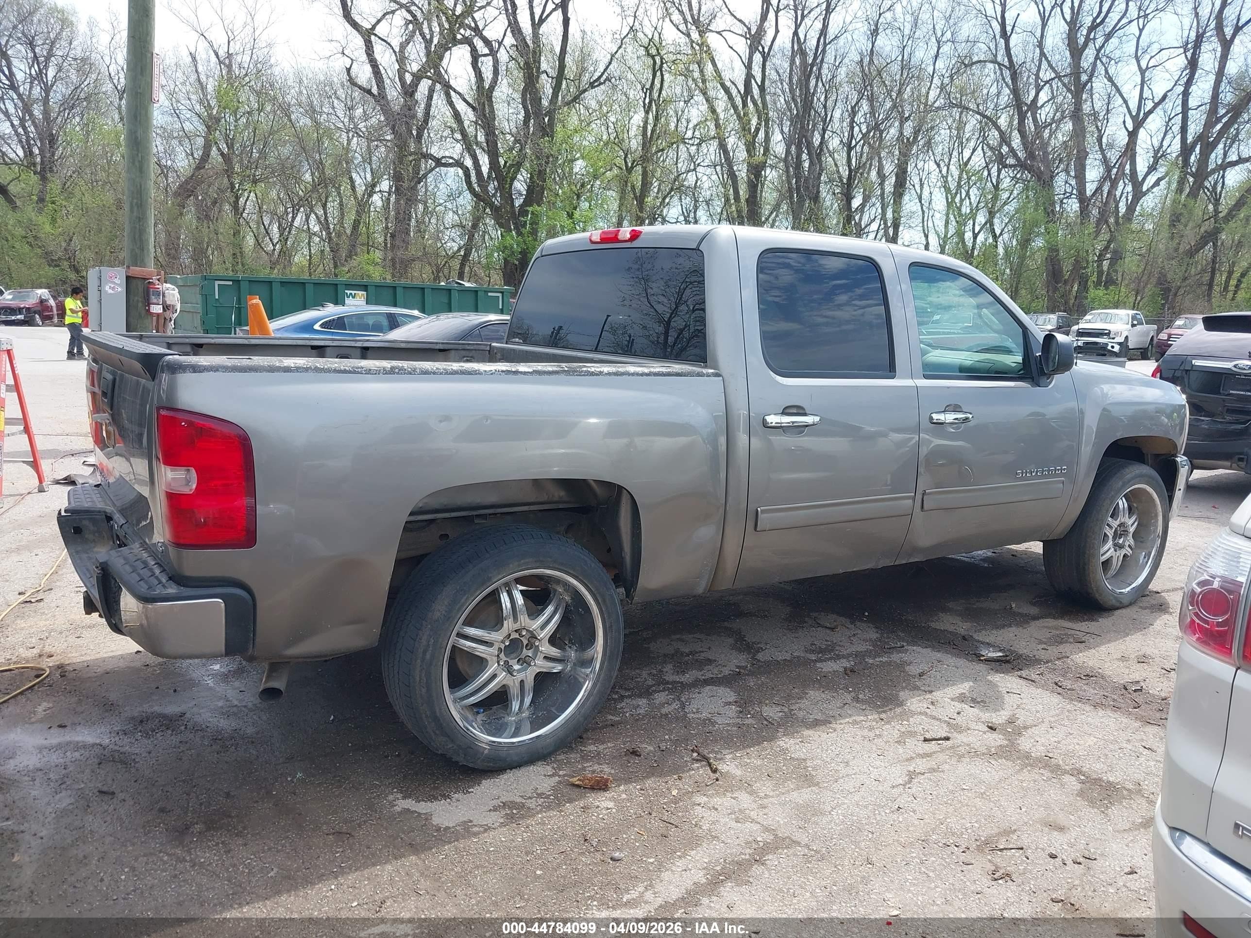 2013 Chevrolet Silverado 1500 Ls Gray vin: 3GCPCREA6DG181585